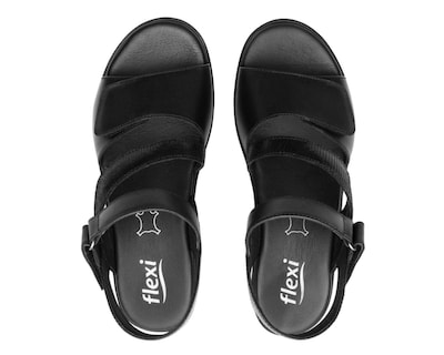 Foto 3 | Sandalias Confort Flexi de Piel para Mujer