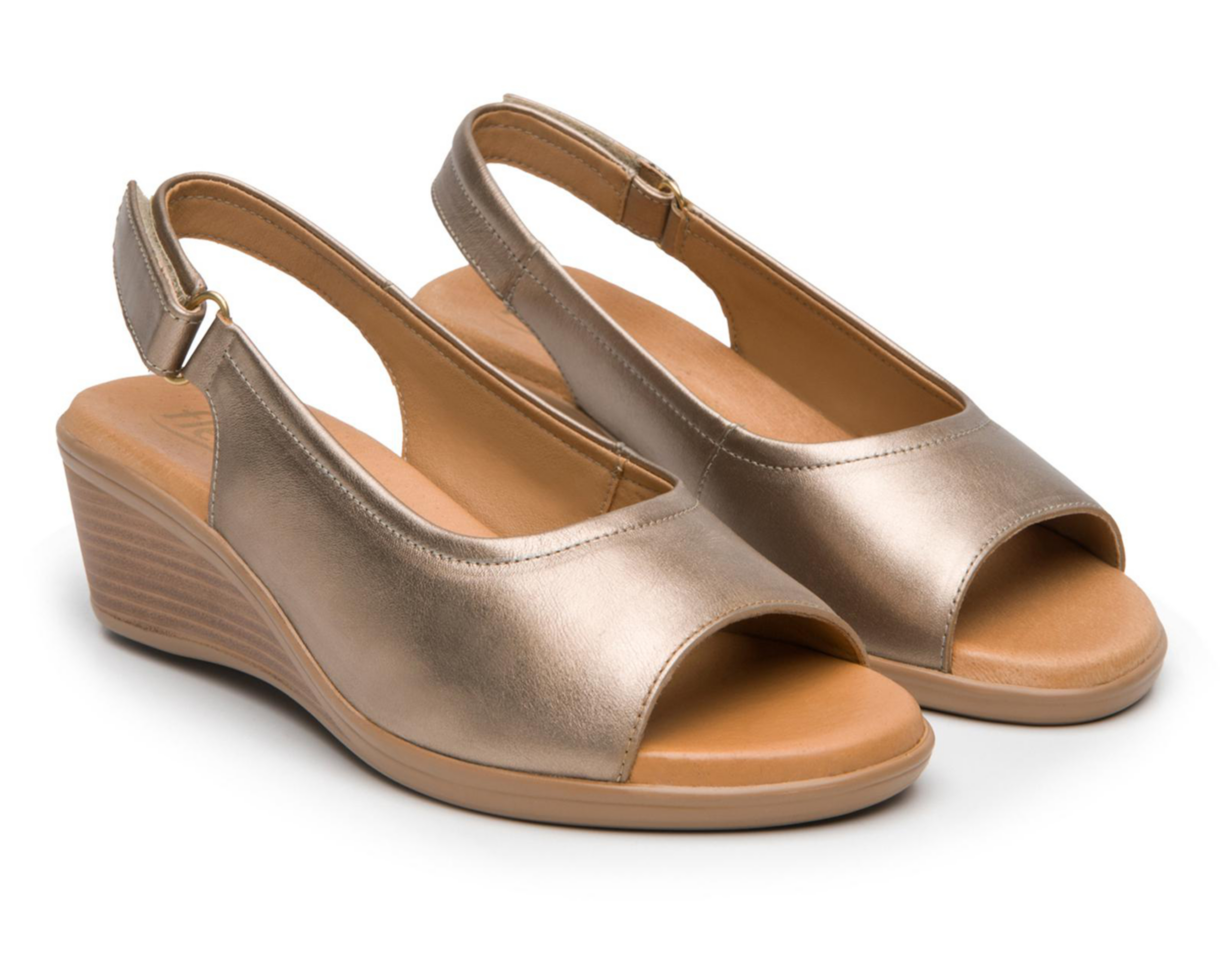 Foto 2 pulgar | Sandalias Confort Flexi de Piel para Mujer