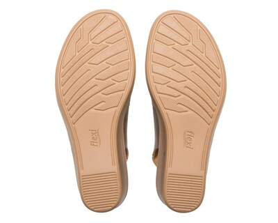 Foto 2 | Sandalias Confort Flexi de Piel para Mujer