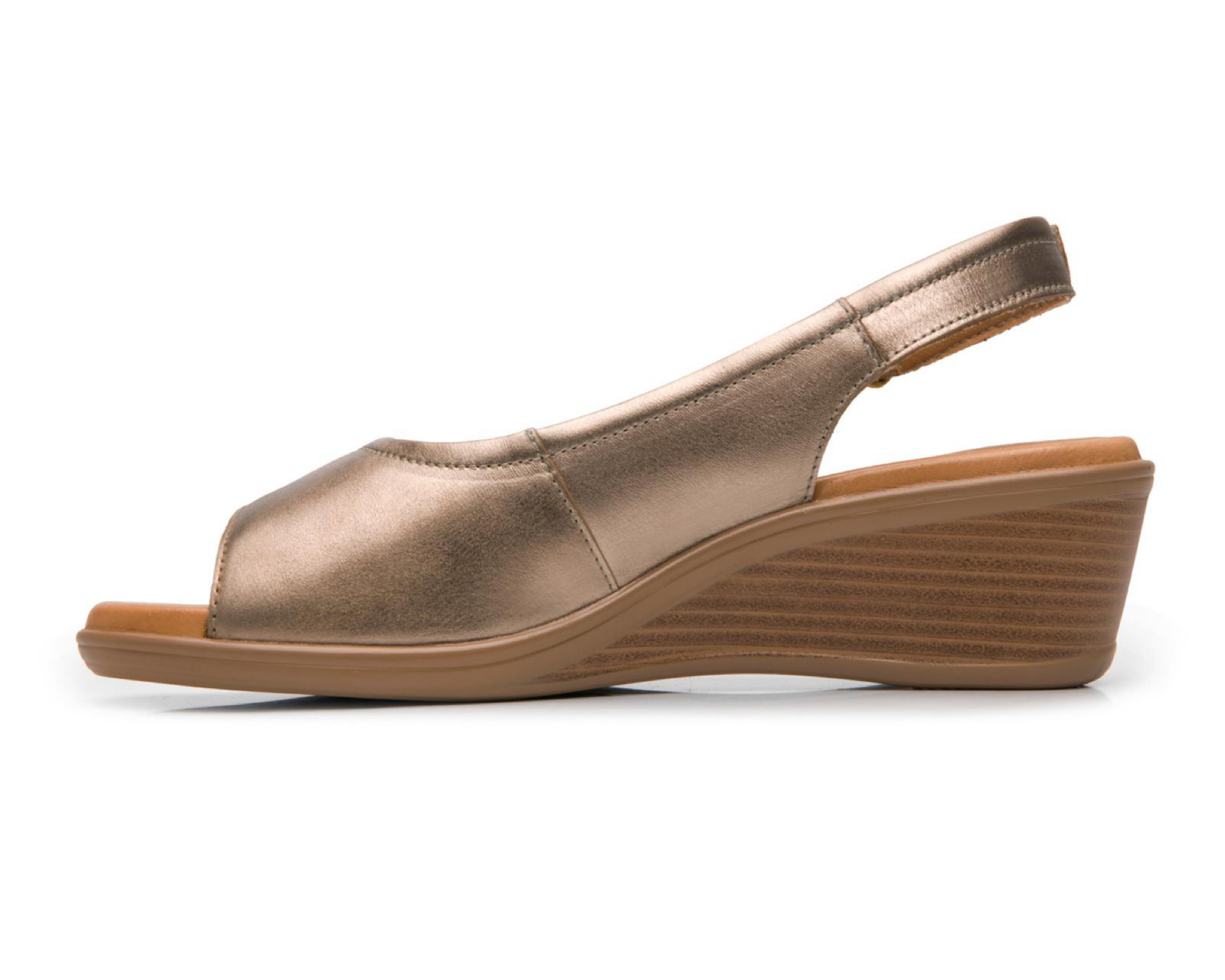 Foto 5 pulgar | Sandalias Confort Flexi de Piel para Mujer
