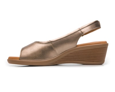 Foto 4 | Sandalias Confort Flexi de Piel para Mujer