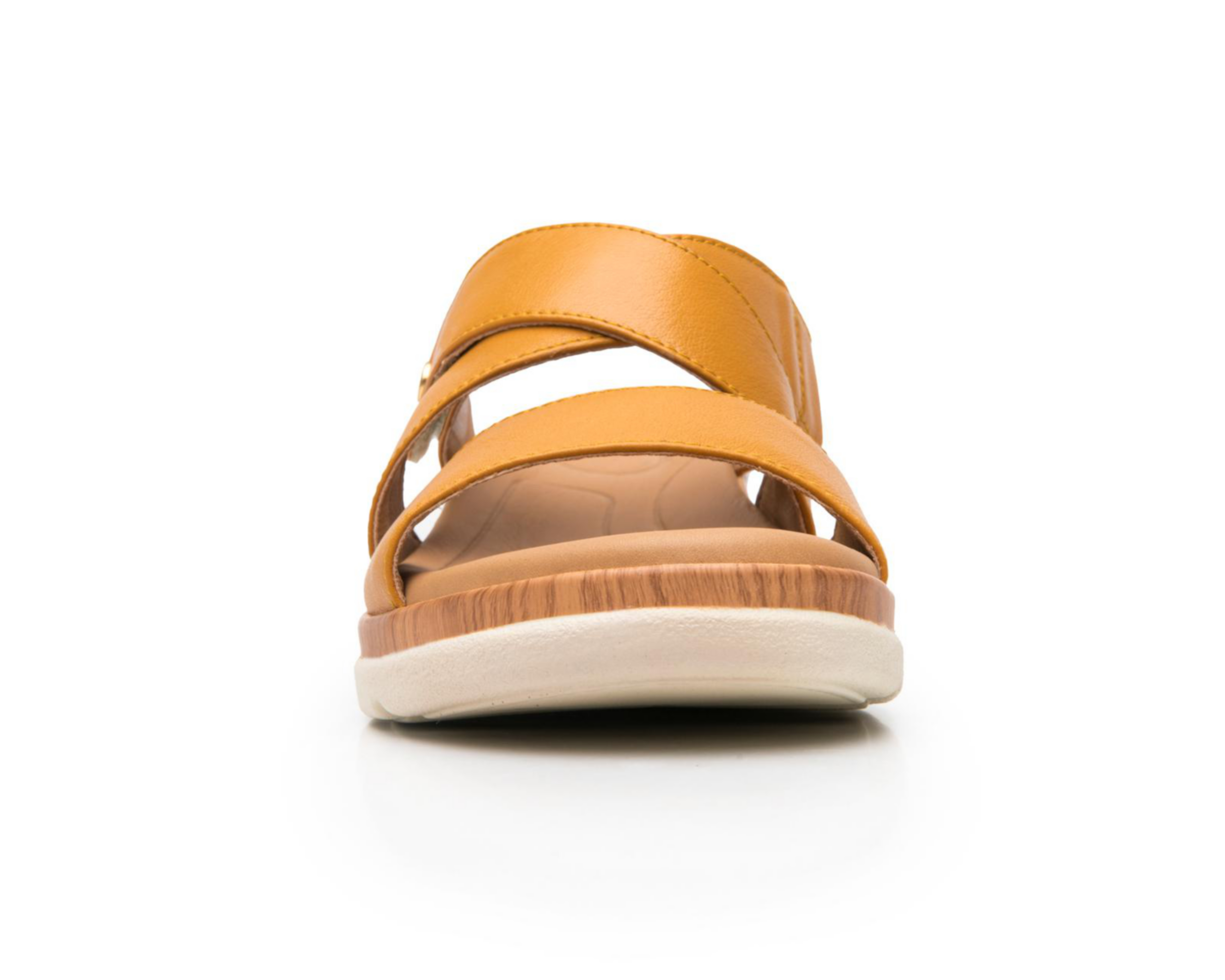 Foto 6 pulgar | Sandalias Confort Flexi de Piel para Mujer