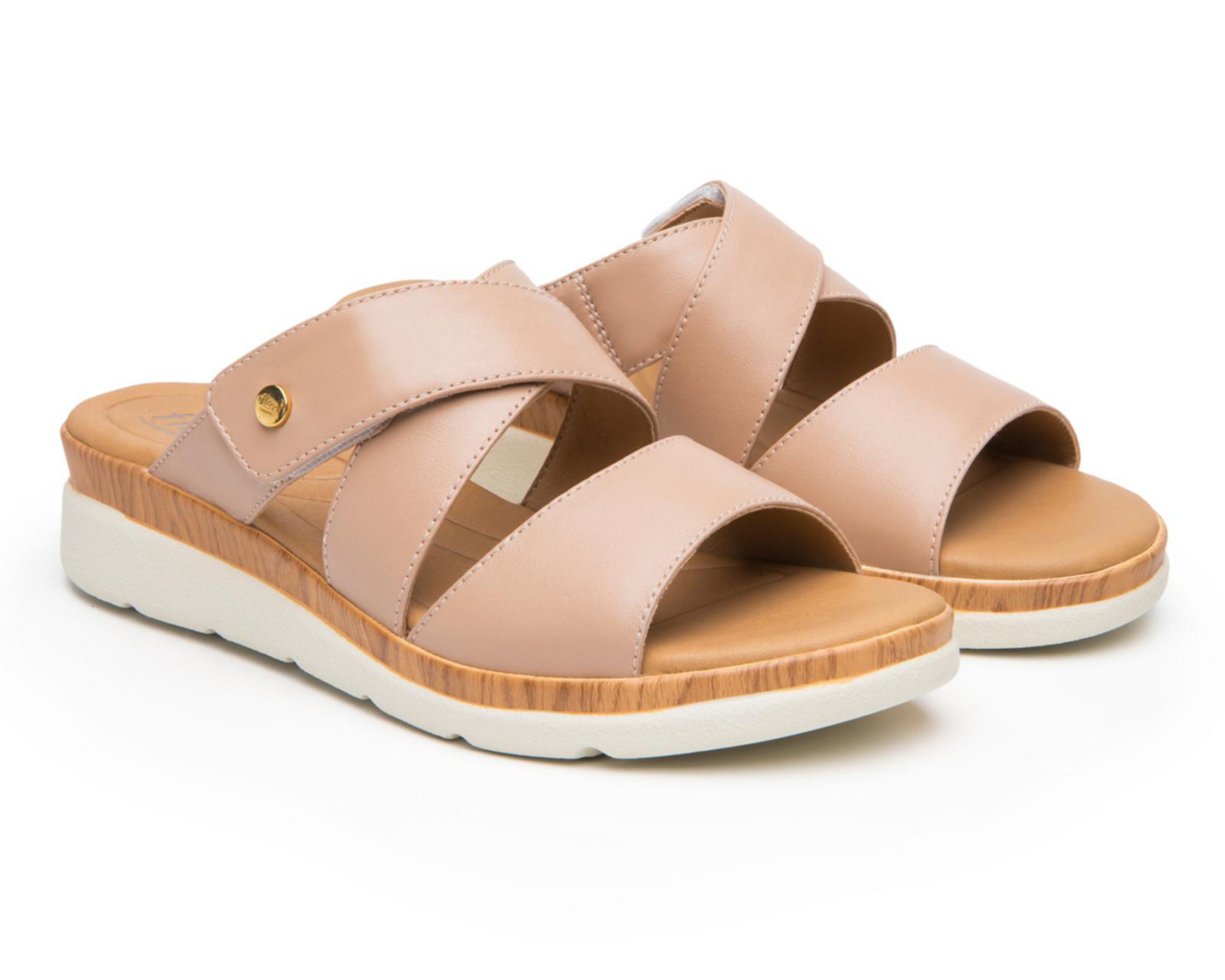 Sandalias Confort Flexi de Piel para Mujer