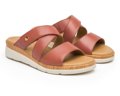 Foto 1 | Sandalias Confort Flexi de Piel para Mujer
