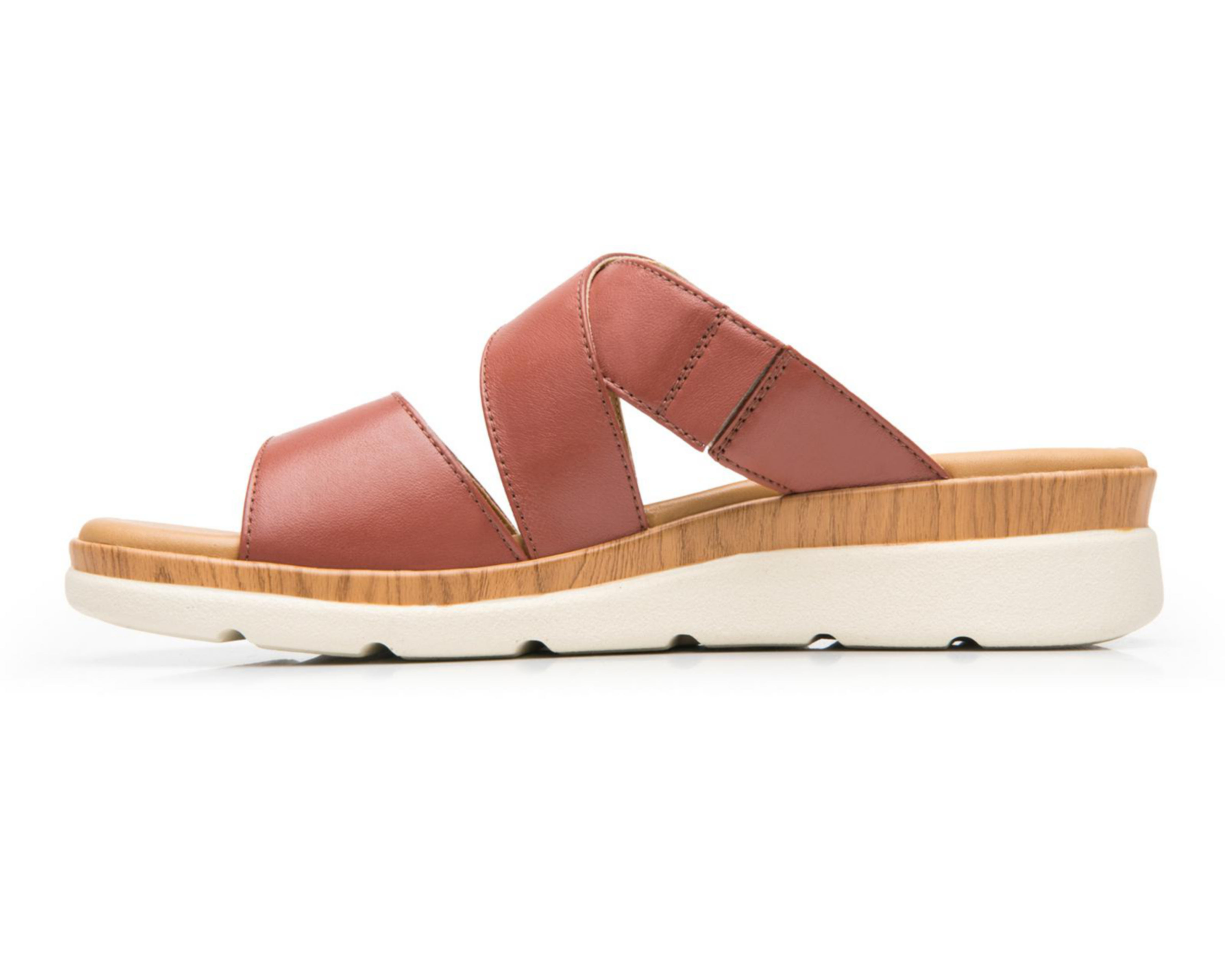 Foto 5 pulgar | Sandalias Confort Flexi de Piel para Mujer