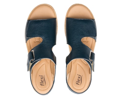 Foto 3 | Sandalias Confort Flexi de Piel para Mujer