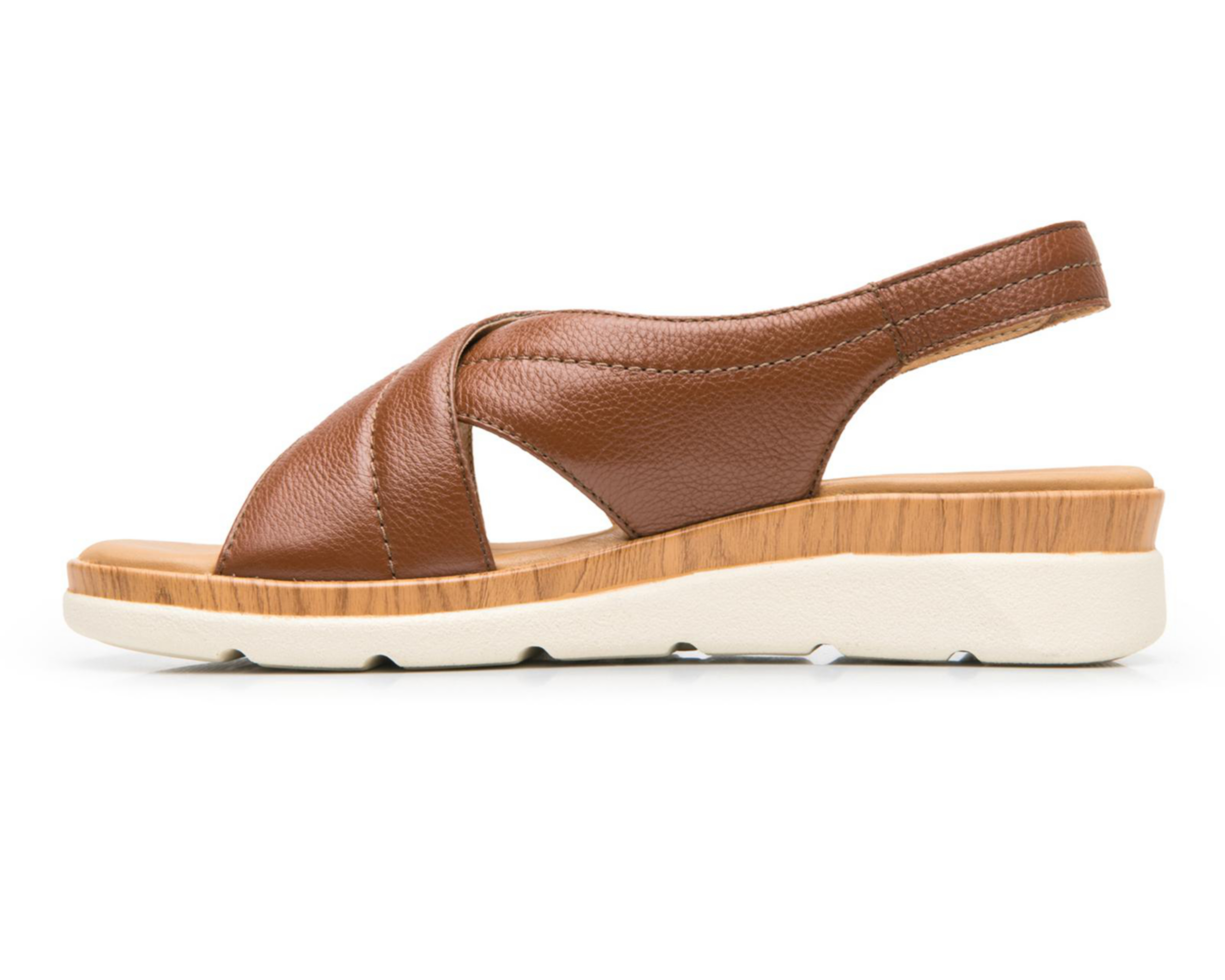 Foto 5 pulgar | Sandalias Confort Flexi de Piel para Mujer