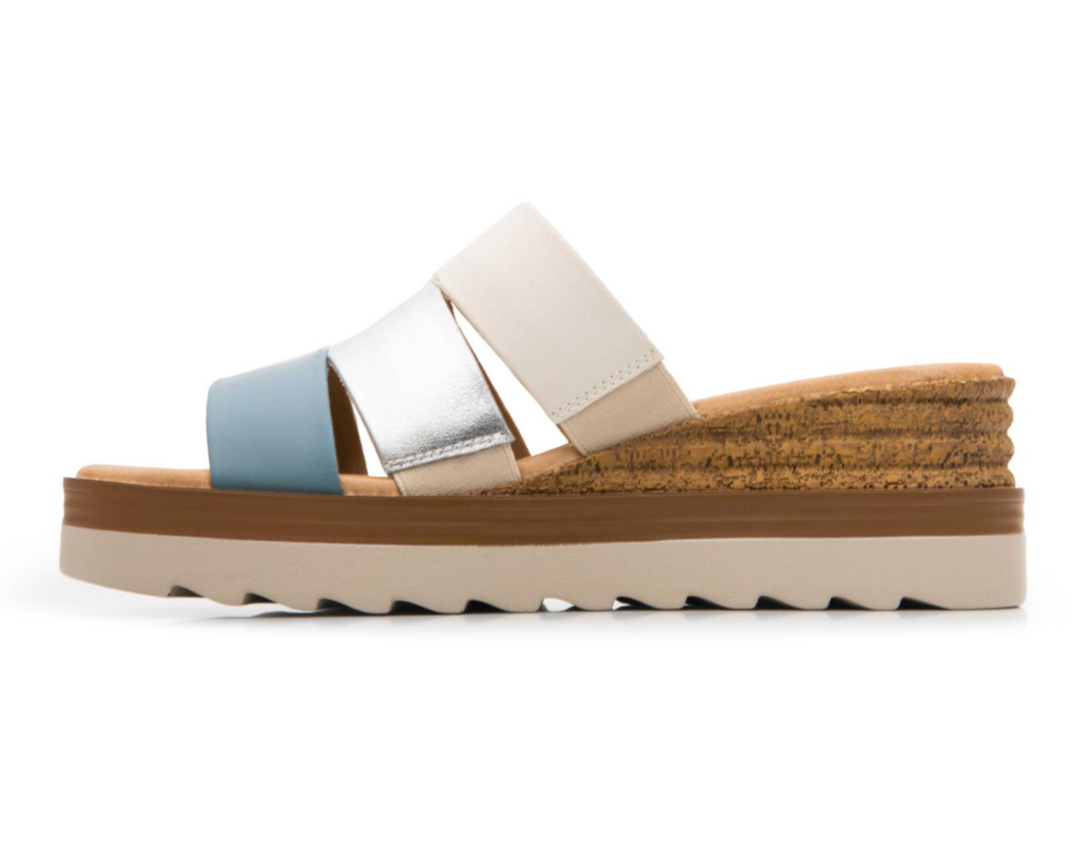 Foto 5 pulgar | Sandalias Casuales Flexi de Piel para Mujer