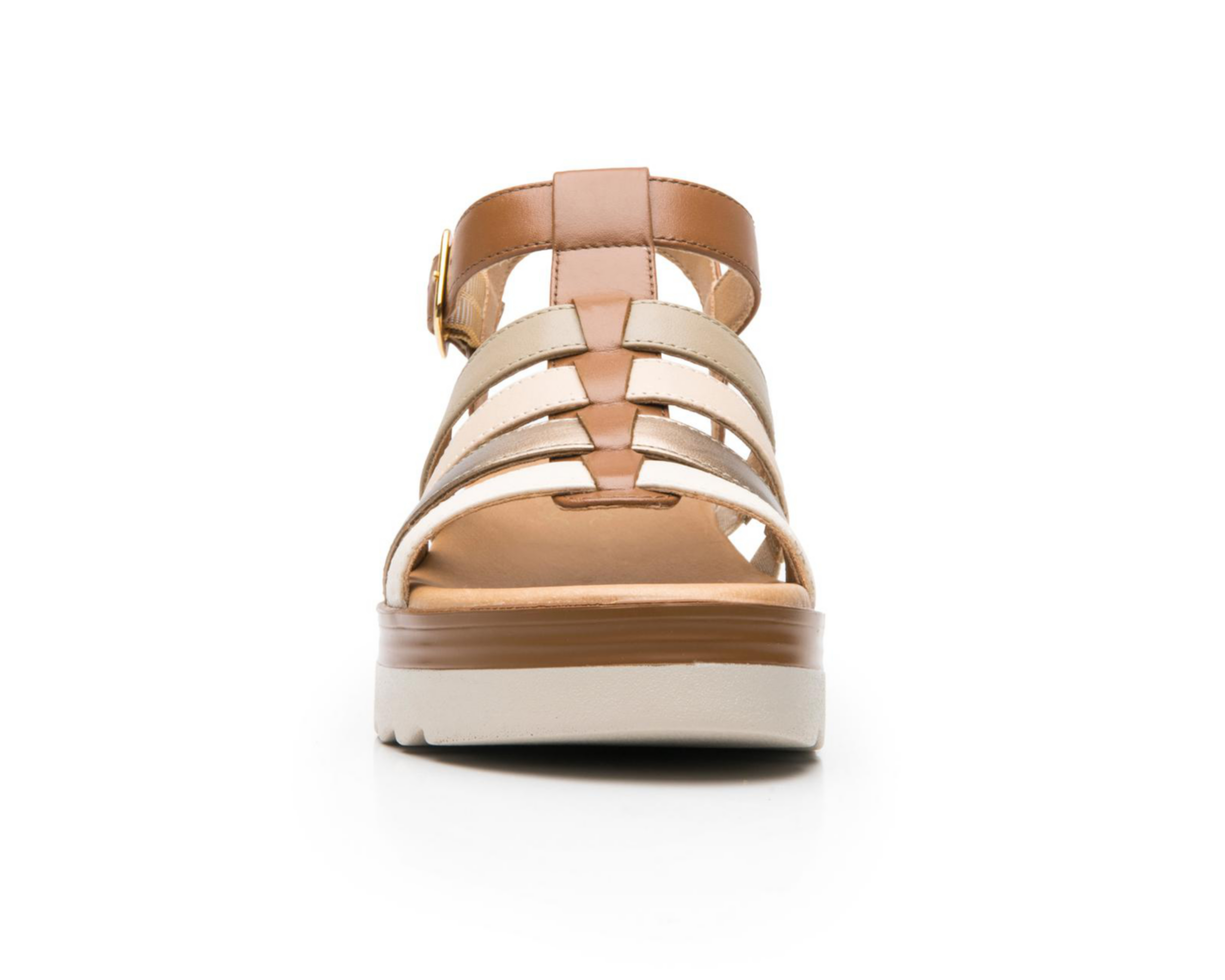 Foto 6 pulgar | Sandalias Casuales Flexi de Piel para Mujer