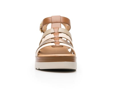 Foto 5 | Sandalias Casuales Flexi de Piel para Mujer