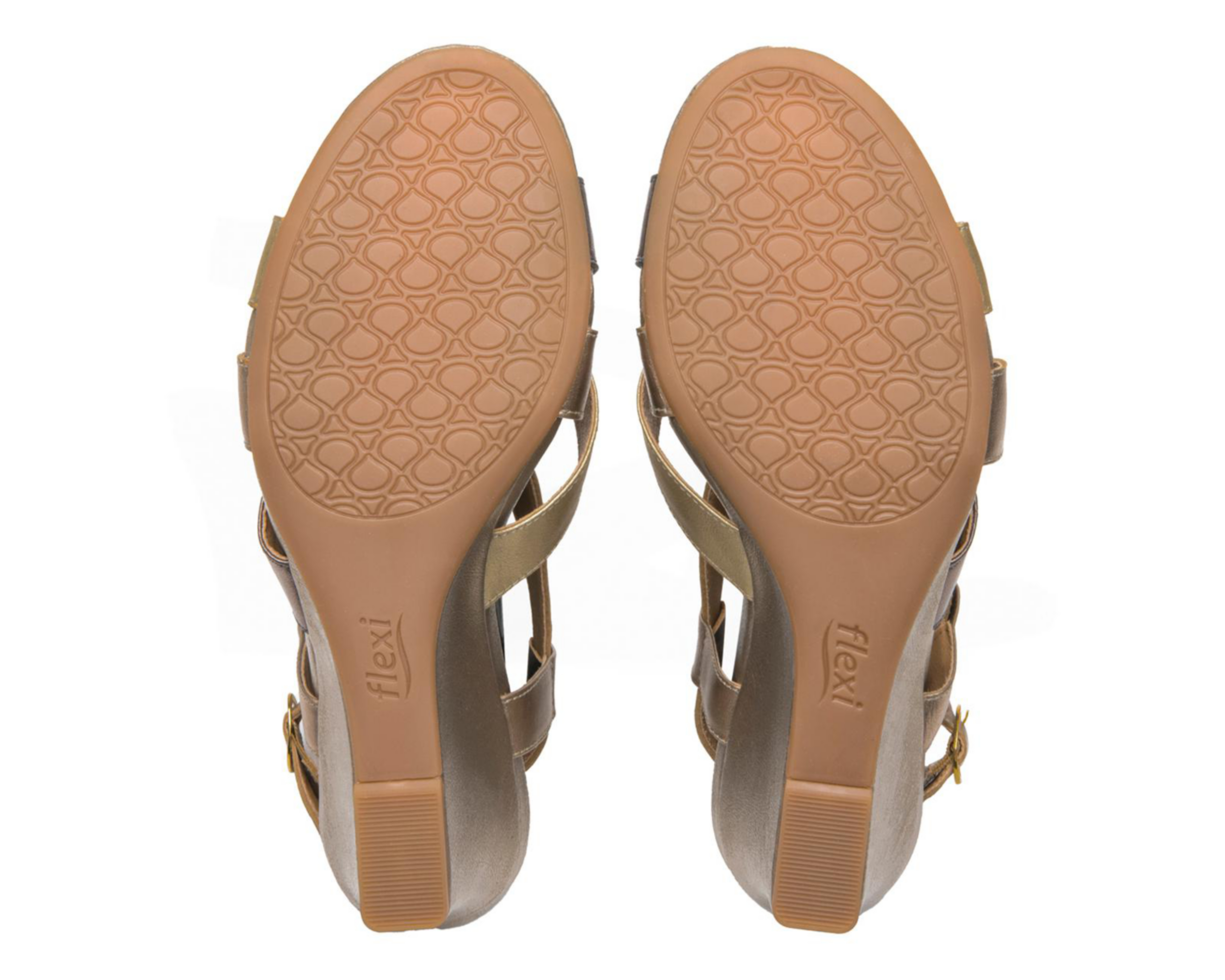 Foto 3 pulgar | Sandalias Casuales Flexi de Piel para Mujer