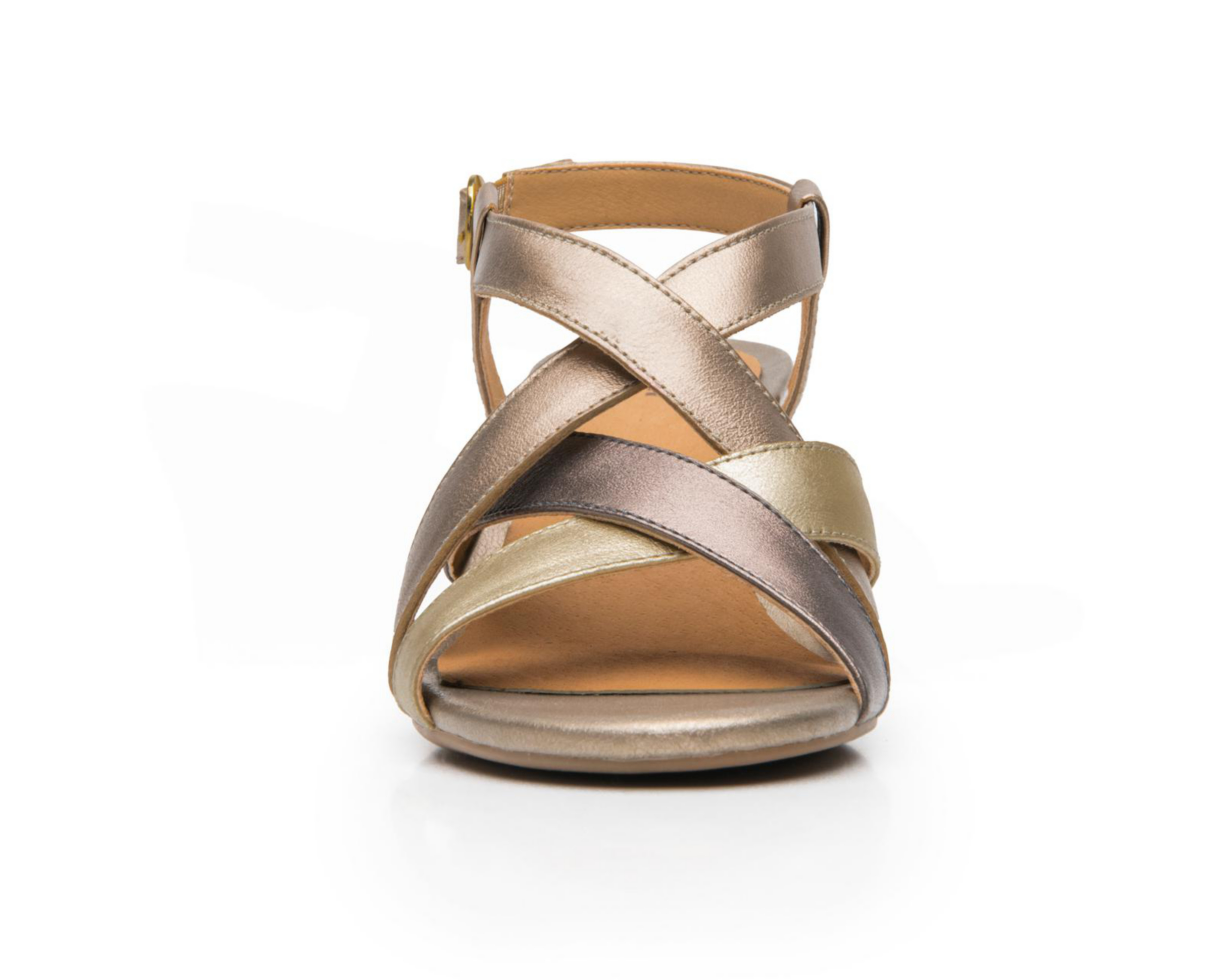 Foto 6 pulgar | Sandalias Casuales Flexi de Piel para Mujer