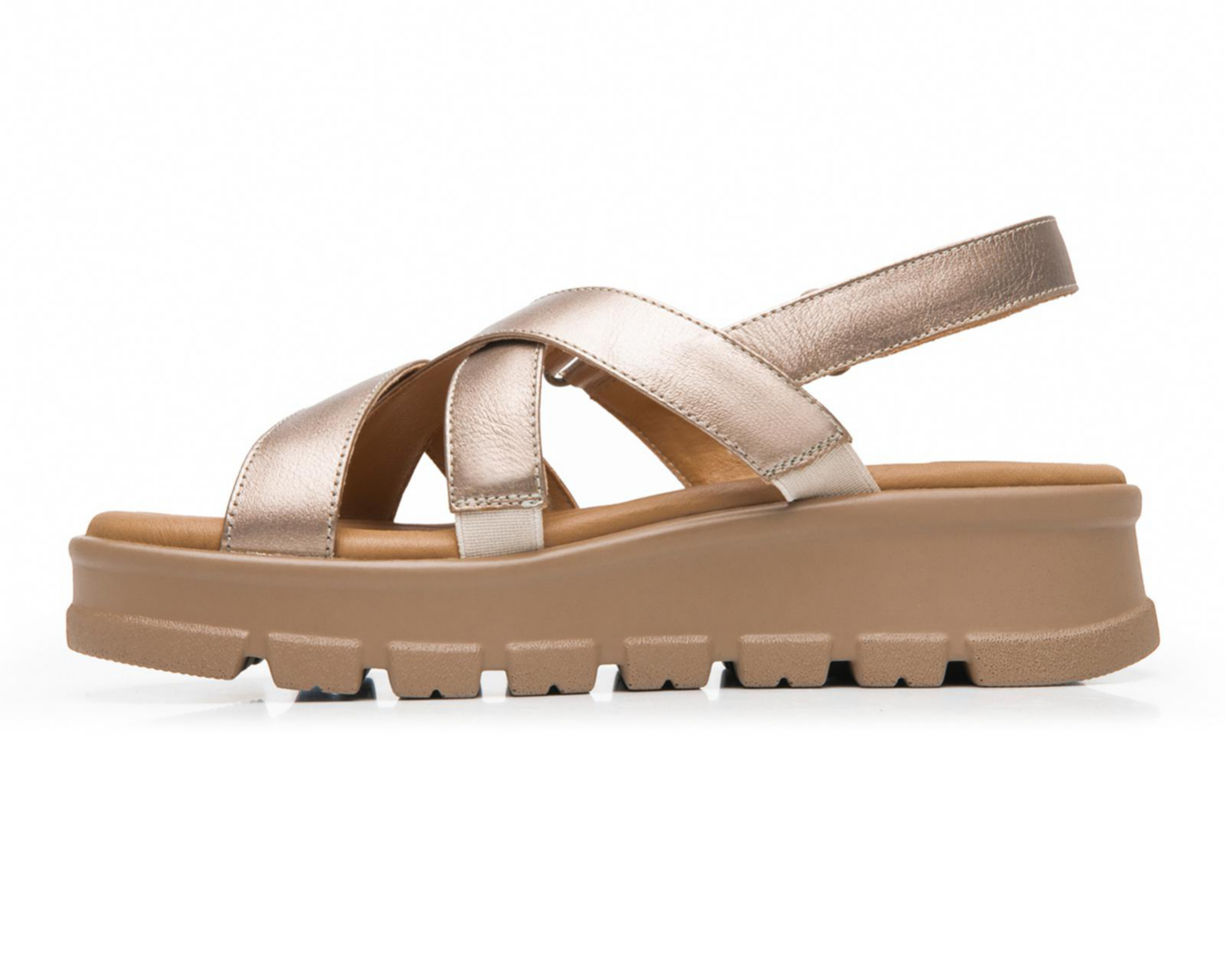 Foto 5 pulgar | Sandalias Casuales Flexi de Piel para Mujer