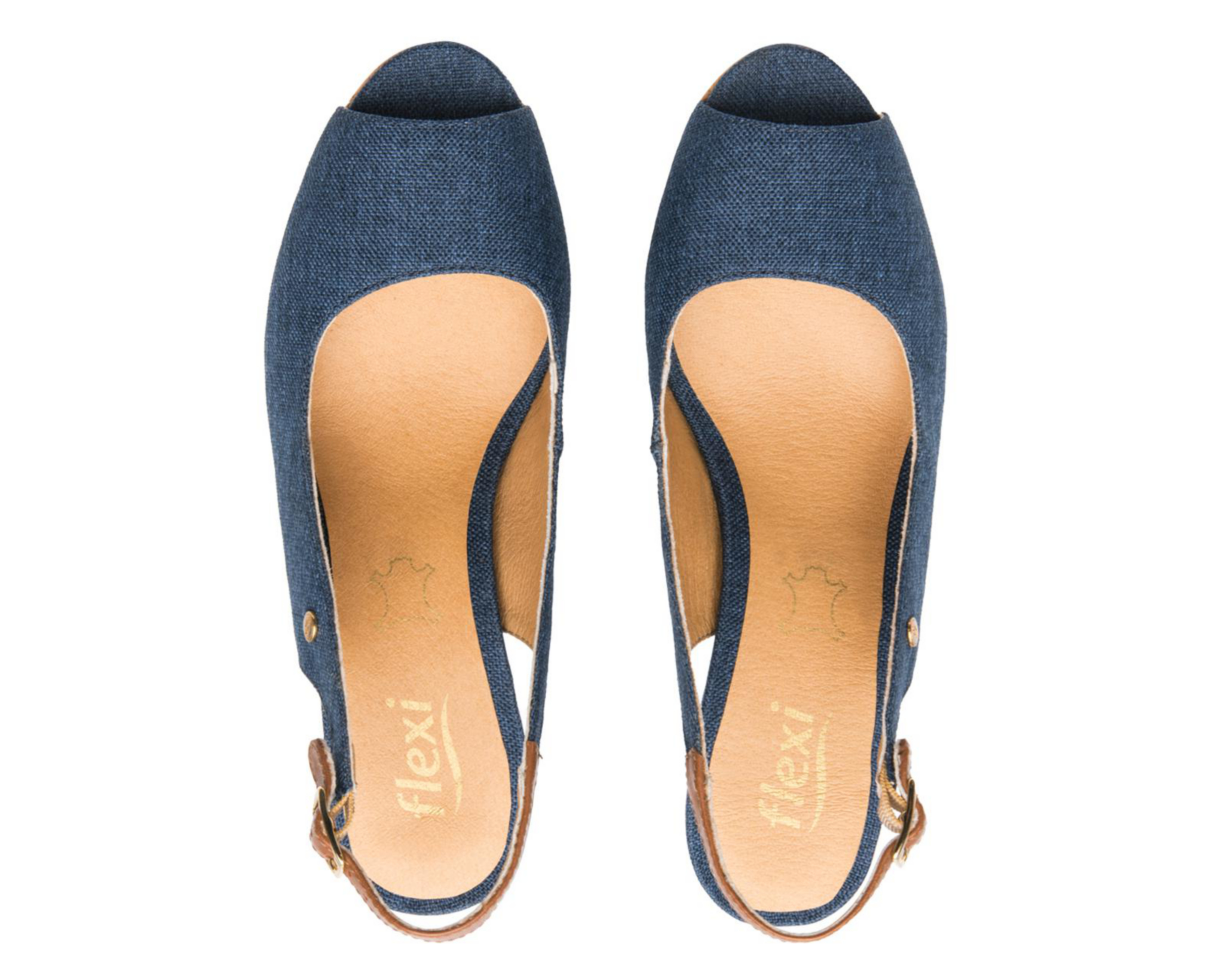 Foto 4 pulgar | Sandalias Confort Flexi de Piel para Mujer