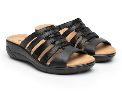 Foto 1 | Sandalias Confort Flexi de Piel para Mujer