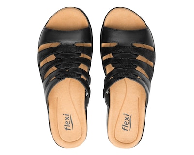 Foto 3 | Sandalias Confort Flexi de Piel para Mujer