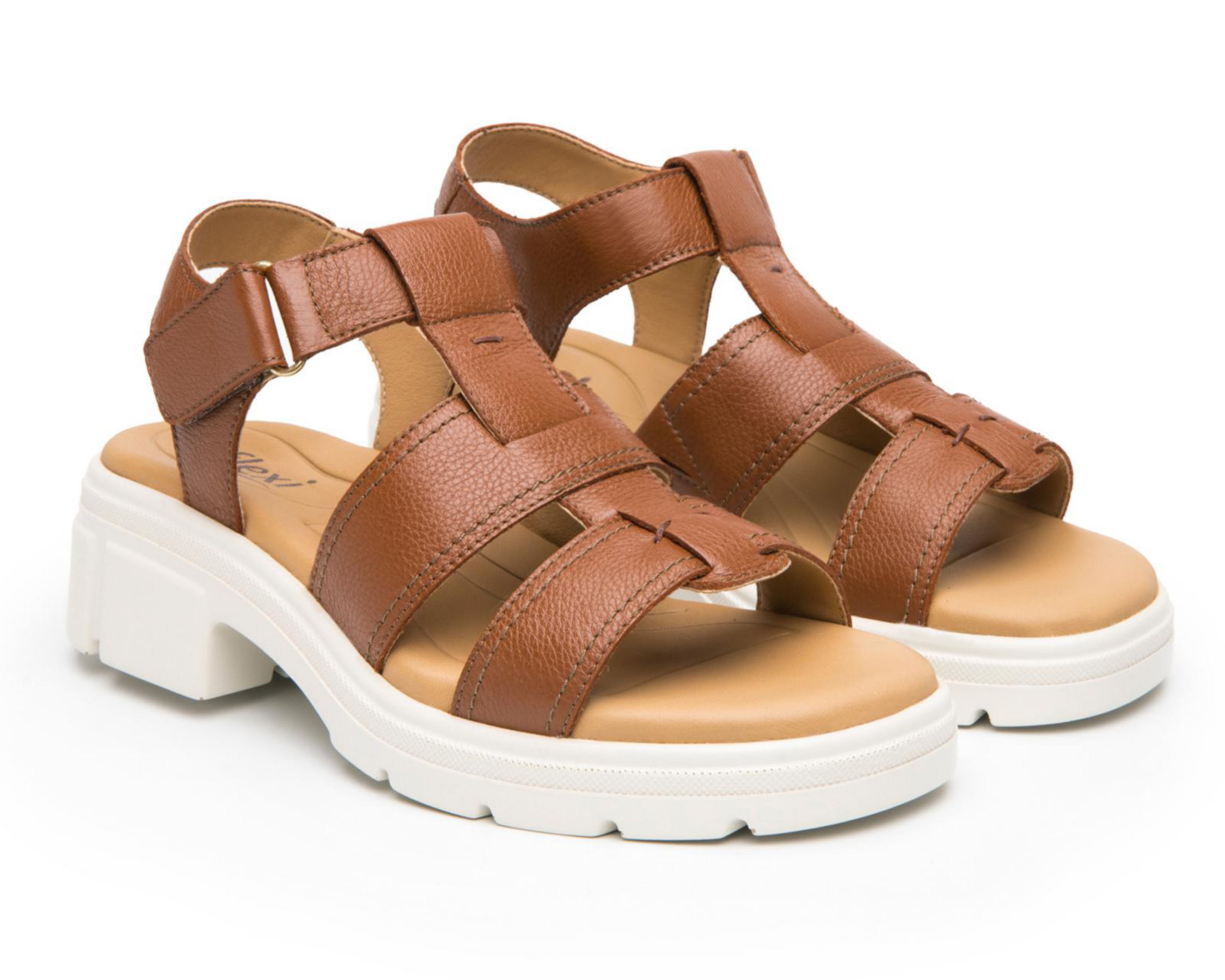 Foto 2 pulgar | Sandalias Casuales Flexi de Piel para Mujer