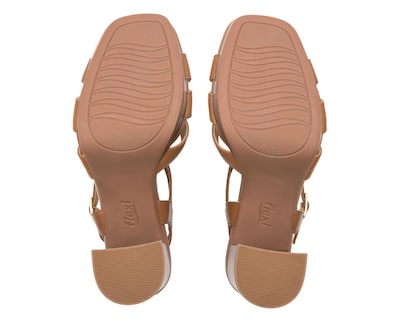 Foto 2 | Sandalias de Tacón Flexi de Piel para Mujer