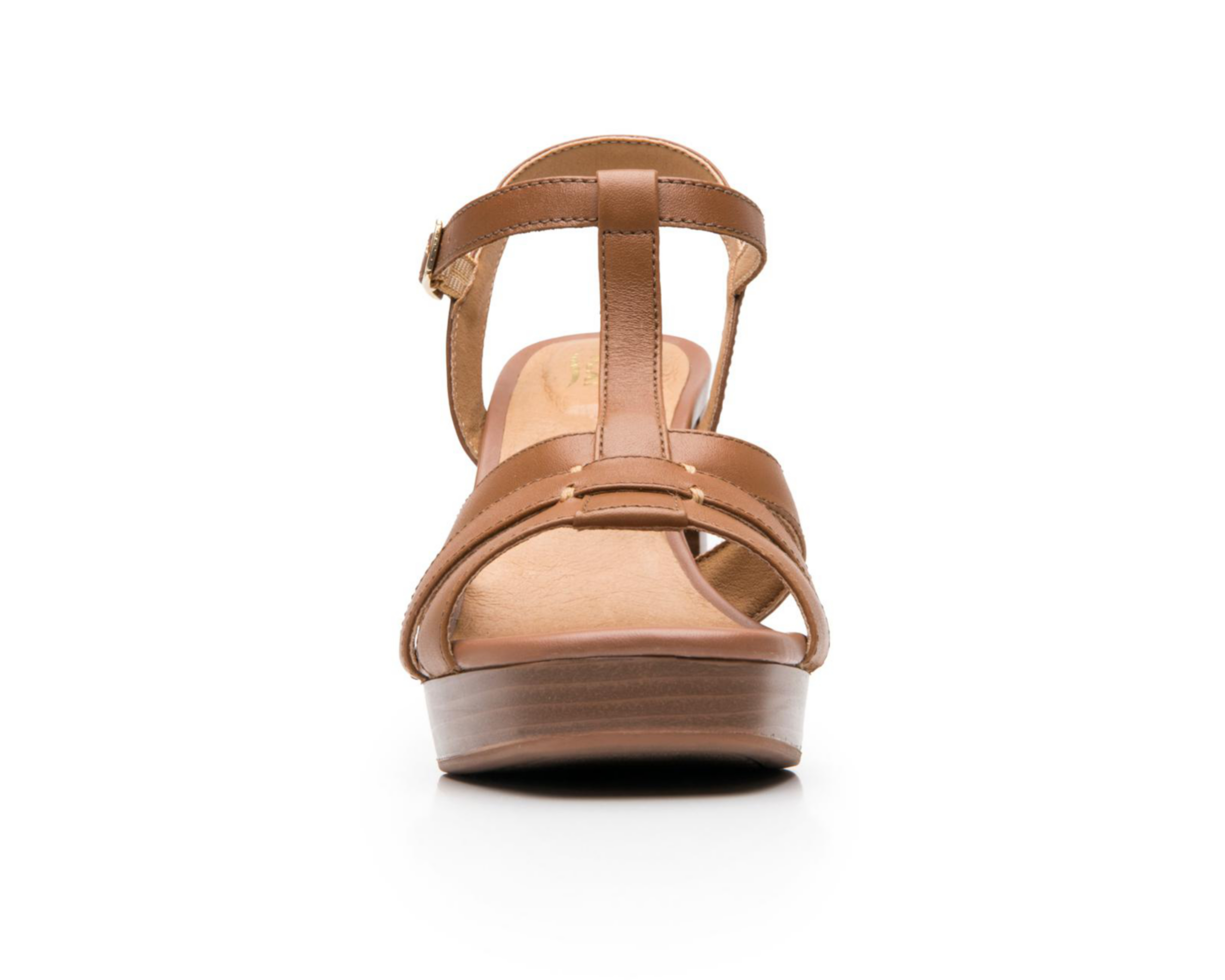 Foto 5 | Sandalias de Tacón Flexi de Piel para Mujer