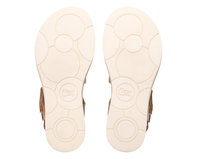 Foto 2 | Sandalias Casuales Flexi de Piel para Mujer