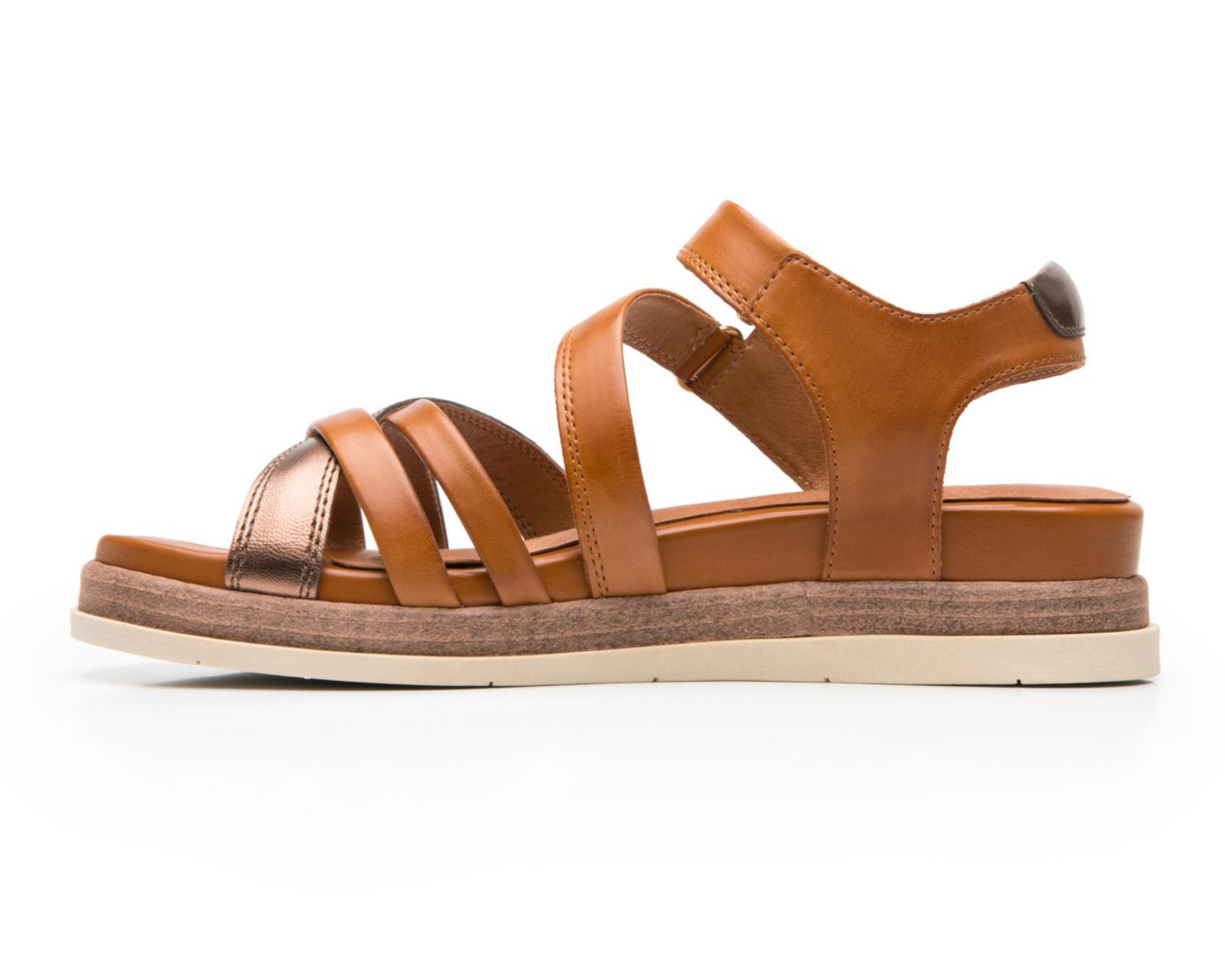 Foto 5 pulgar | Sandalias Casuales Flexi de Piel para Mujer