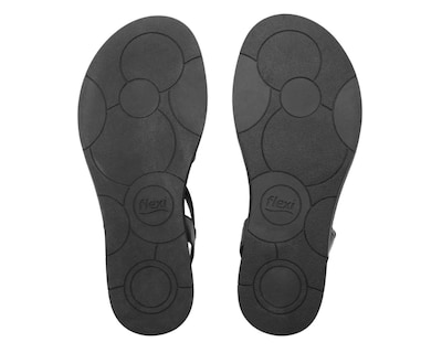 Foto 2 | Sandalias Casuales Flexi de Piel para Mujer