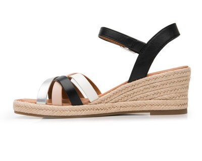 Foto 4 | Sandalias Confort Flexi de Piel para Mujer