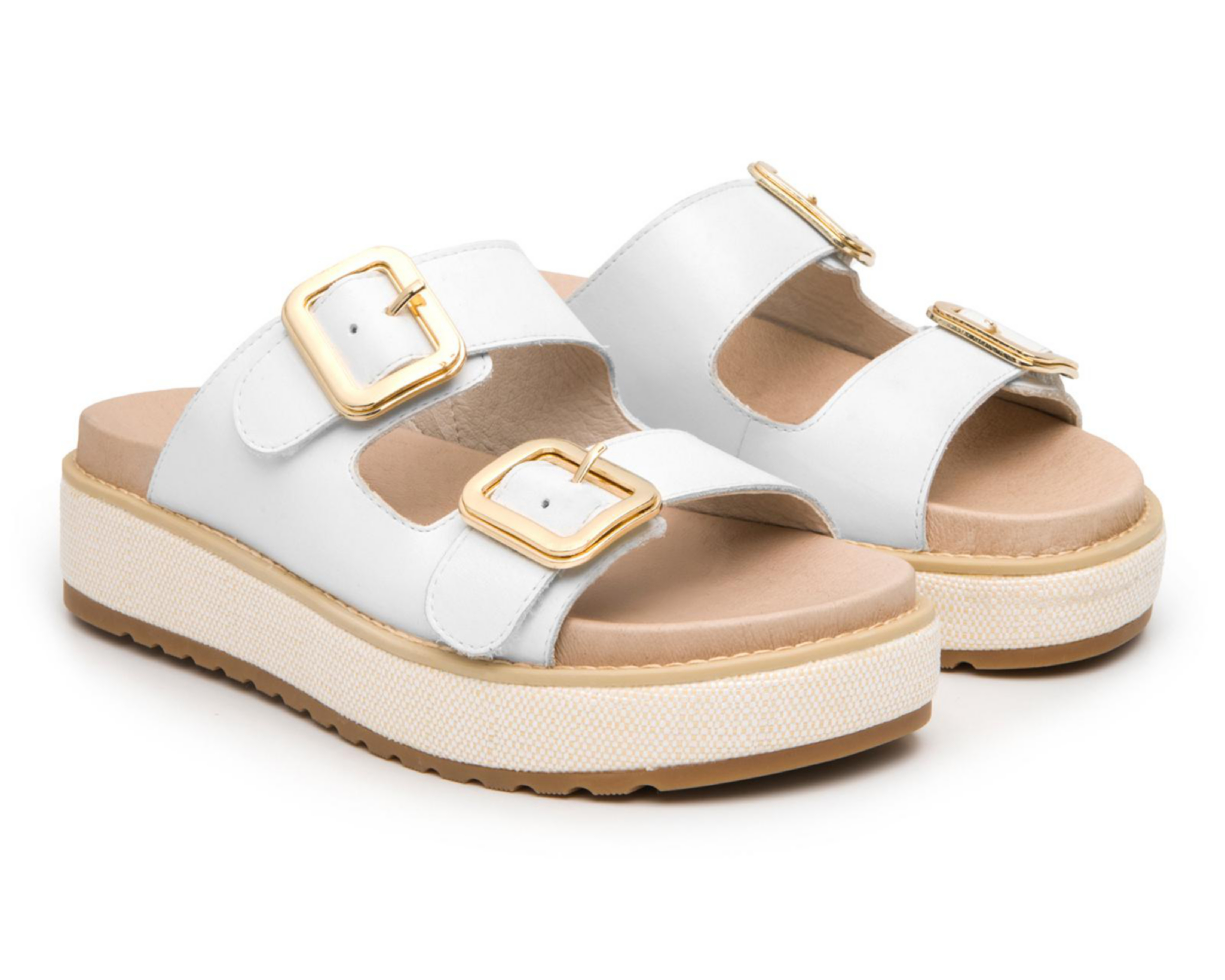 Foto 2 pulgar | Sandalias Casuales Flexi de Piel para Mujer