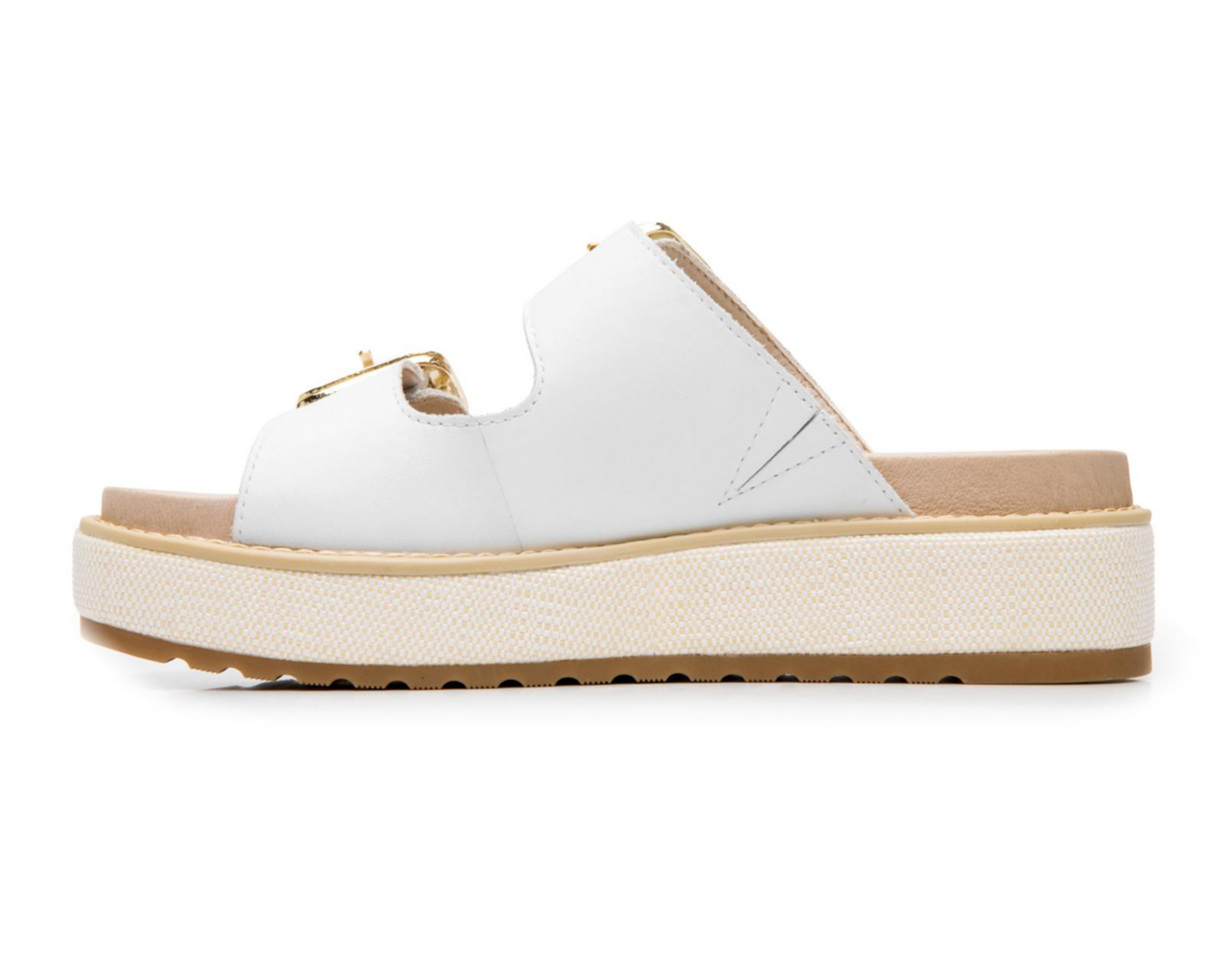 Foto 4 | Sandalias Casuales Flexi de Piel para Mujer