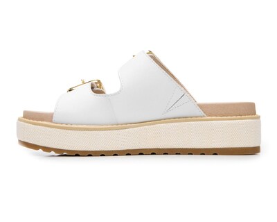 Foto 4 | Sandalias Casuales Flexi de Piel para Mujer