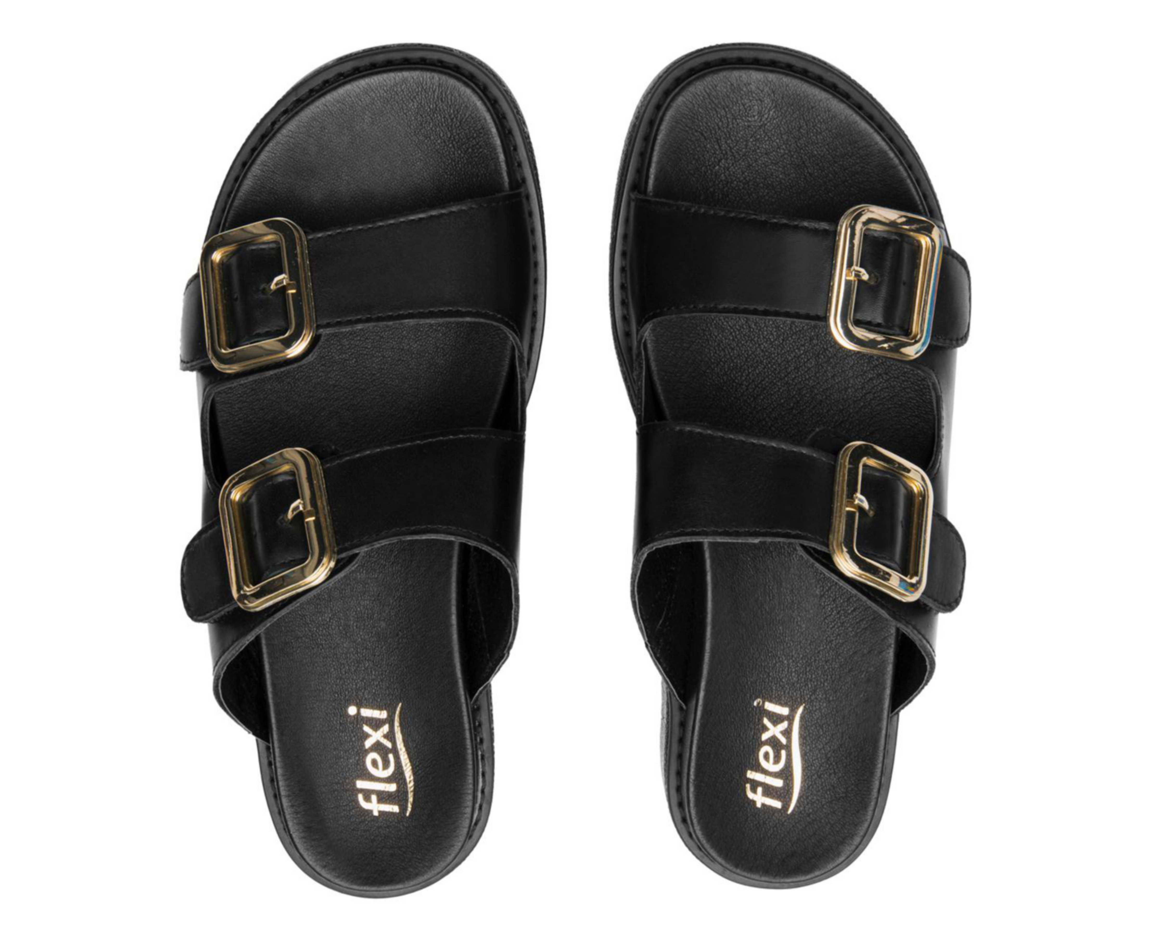 Foto 4 pulgar | Sandalias Casuales Flexi de Piel para Mujer