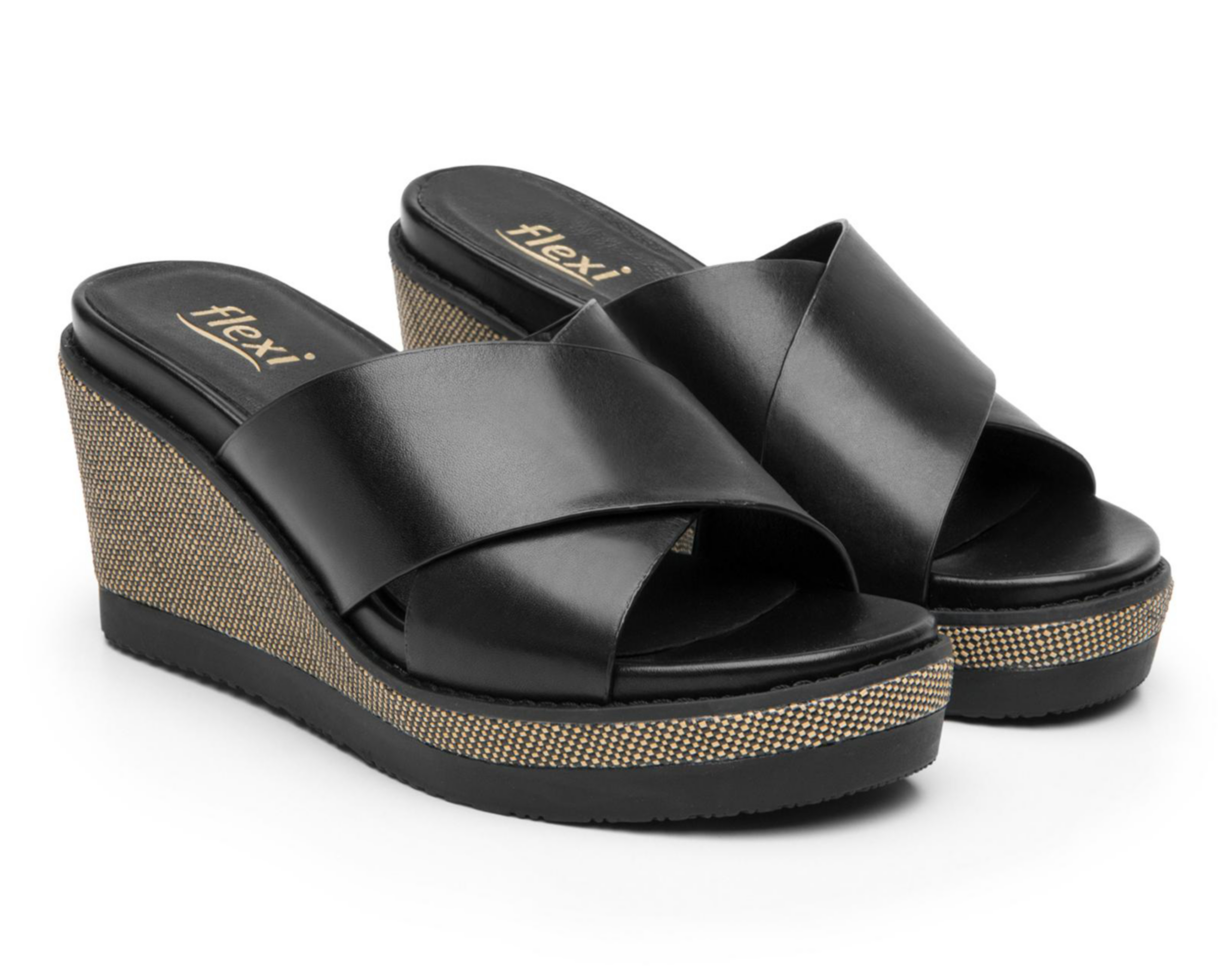 Foto 2 pulgar | Sandalias Casuales Flexi de Piel para Mujer