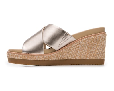 Foto 4 | Sandalias Casuales Flexi de Piel para Mujer