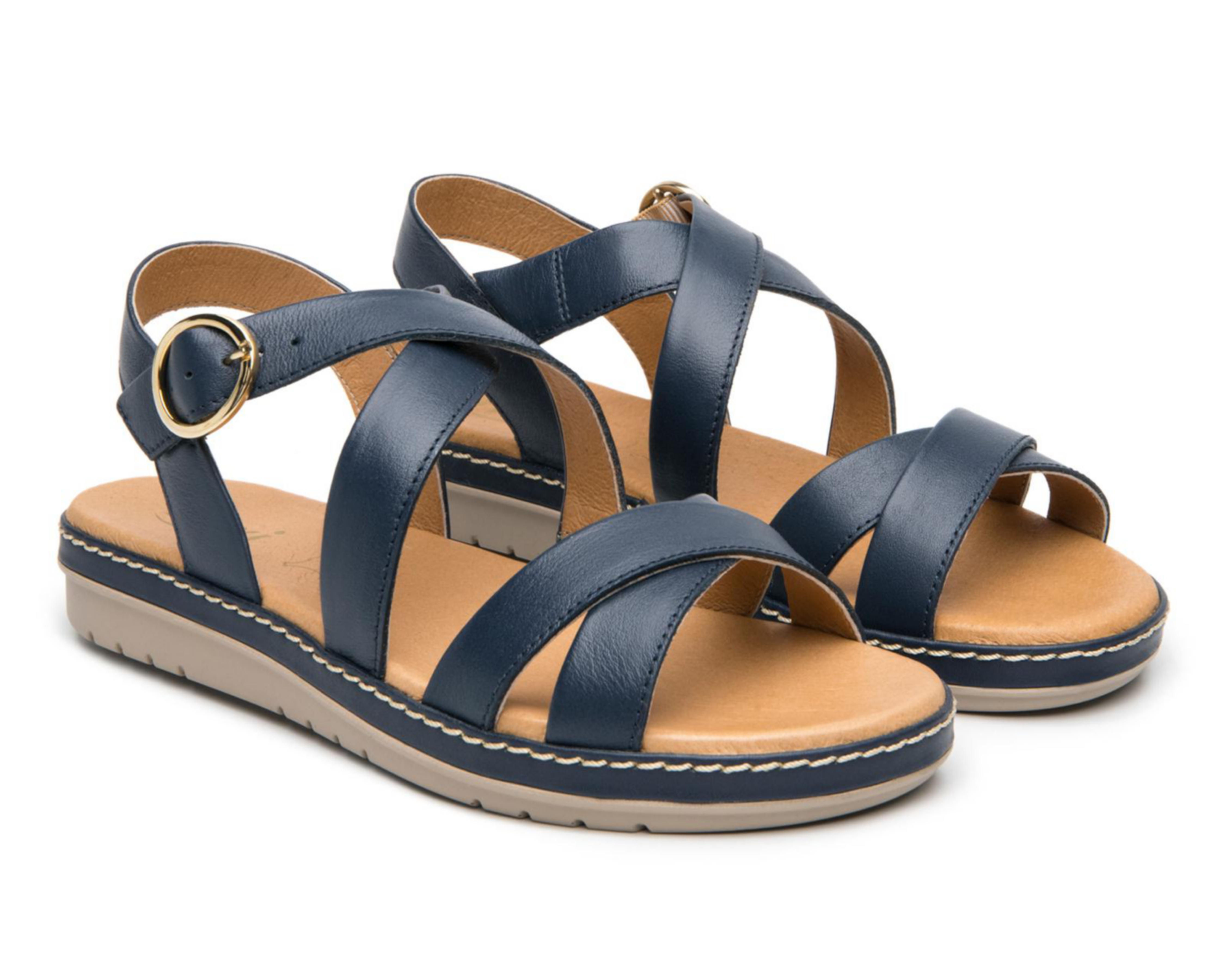 Sandalias Confort Flexi de Piel para Mujer