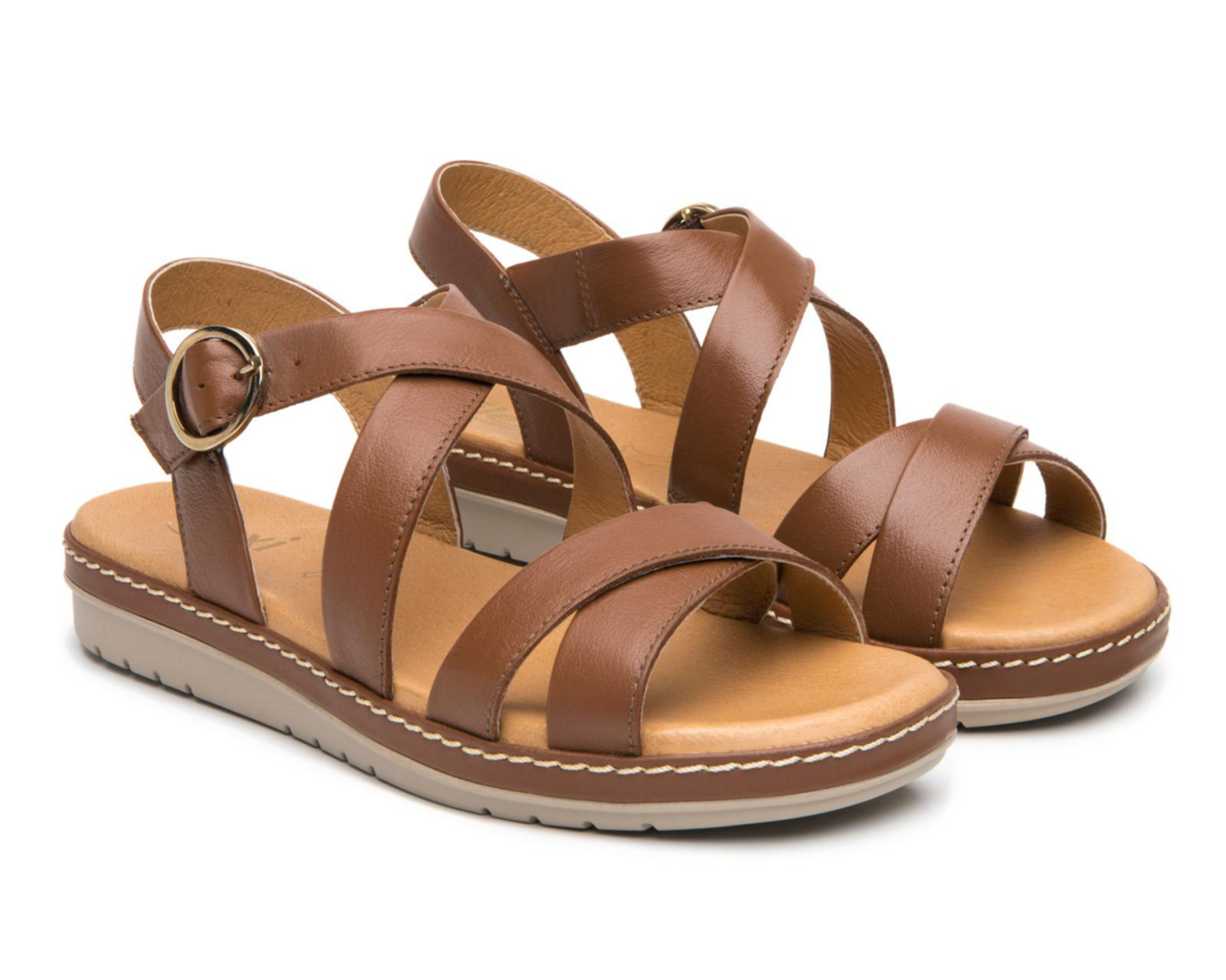 Sandalias Confort Flexi de Piel para Mujer