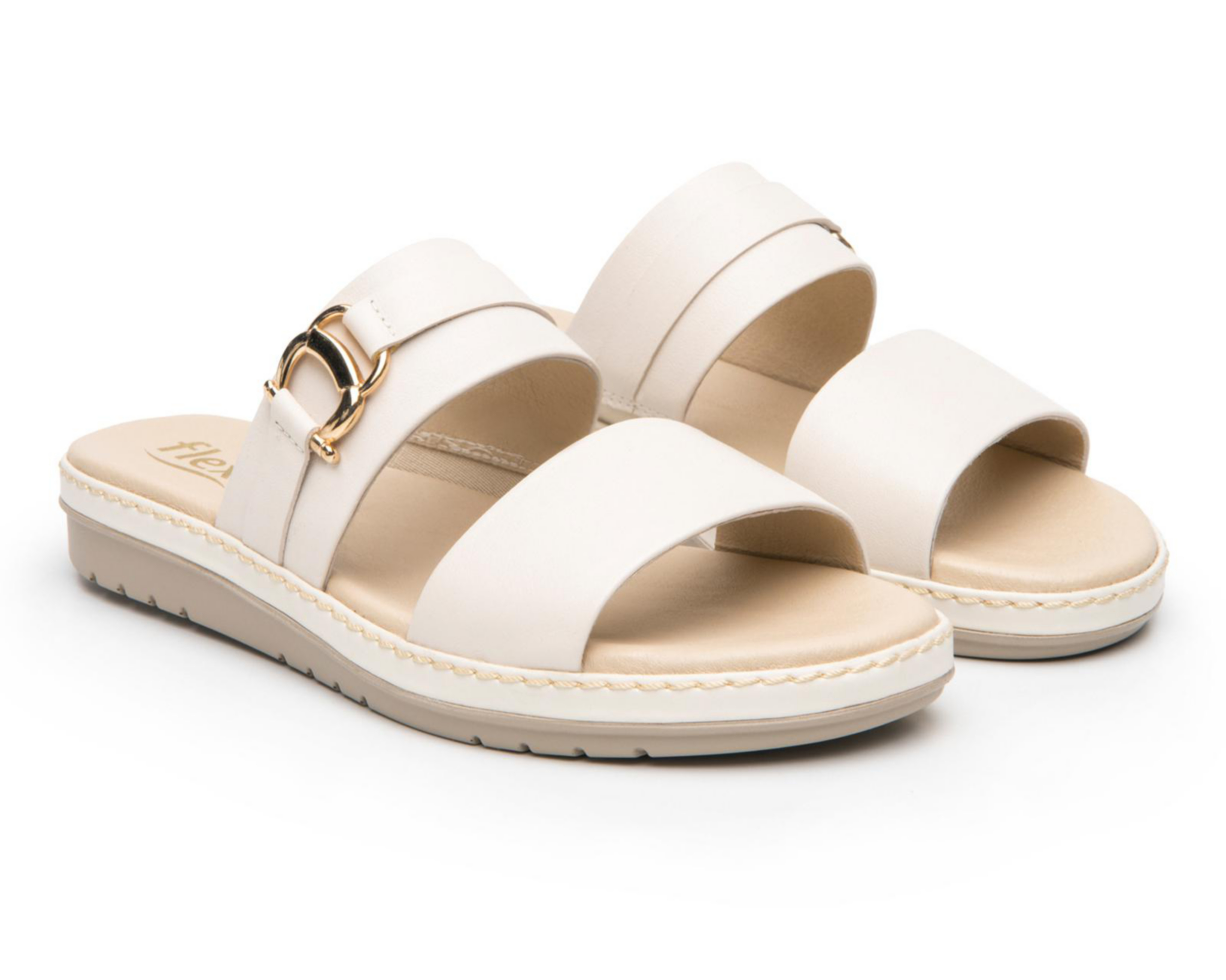 Sandalias Confort Flexi de Piel para Mujer