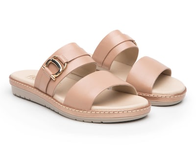 Foto 1 | Sandalias Casuales Flexi de Piel para Mujer