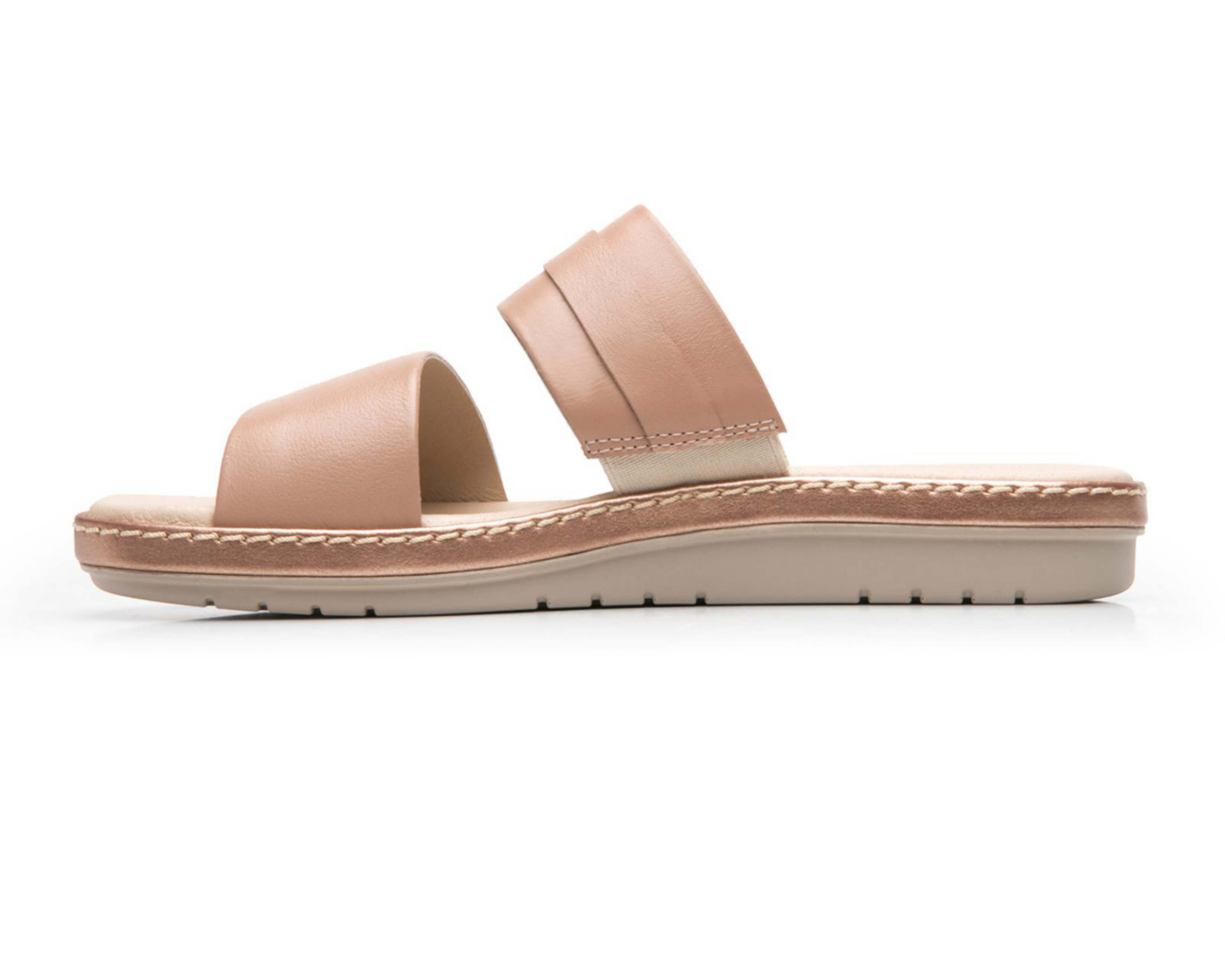 Foto 4 | Sandalias Casuales Flexi de Piel para Mujer