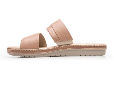 Foto 4 | Sandalias Casuales Flexi de Piel para Mujer