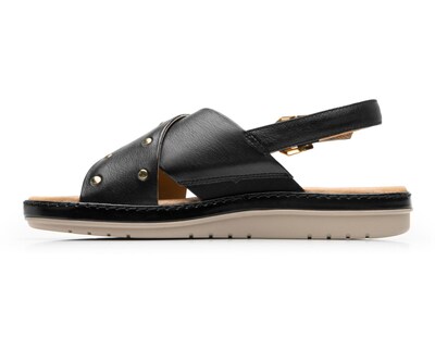 Foto 4 | Sandalias Casuales Flexi de Piel para Mujer
