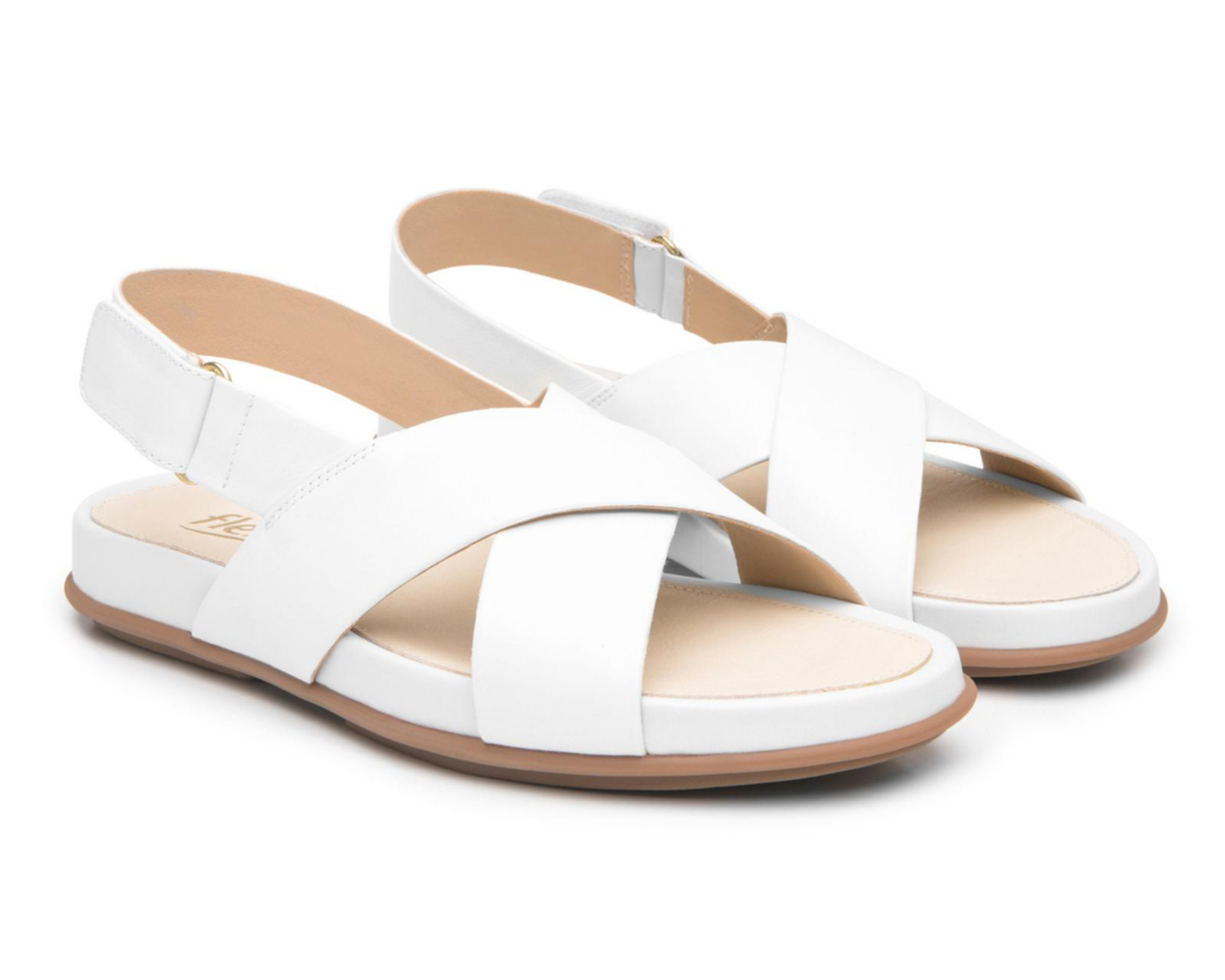 Foto 1 | Sandalias Confort Flexi de Piel para Mujer