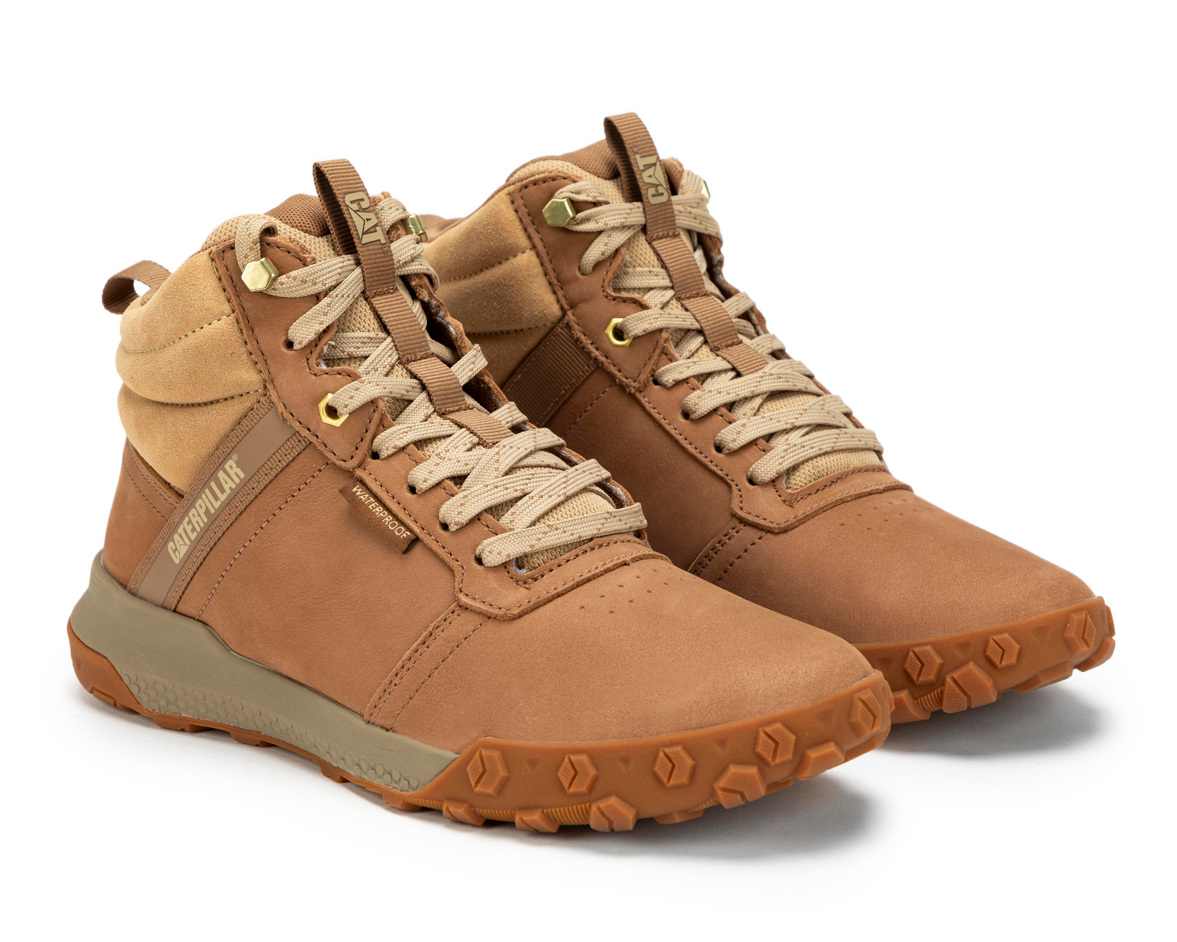 Foto 2 pulgar | Tenis CAT Hex Ready Mid de Piel para Hombre
