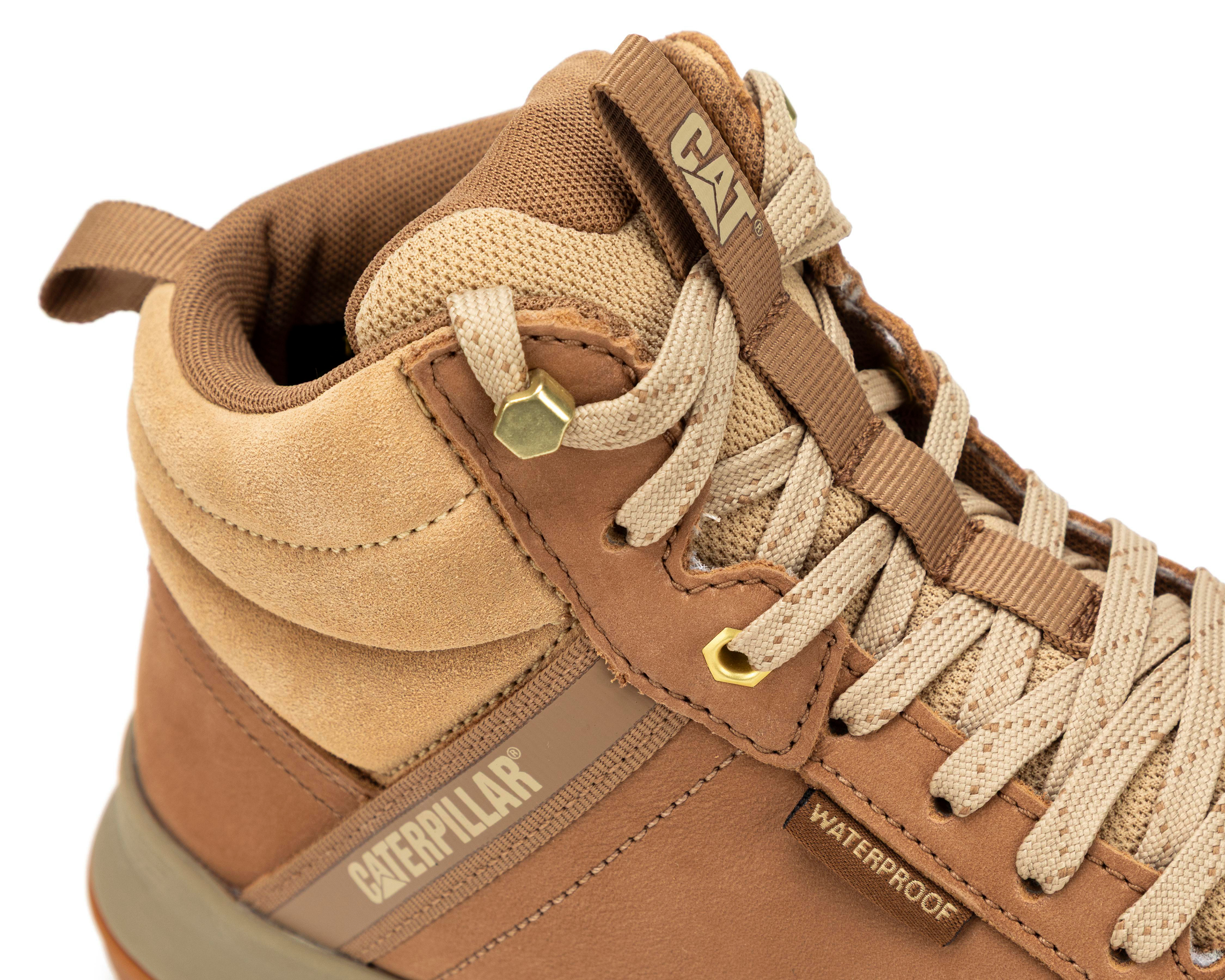 Foto 7 pulgar | Tenis CAT Hex Ready Mid de Piel para Hombre