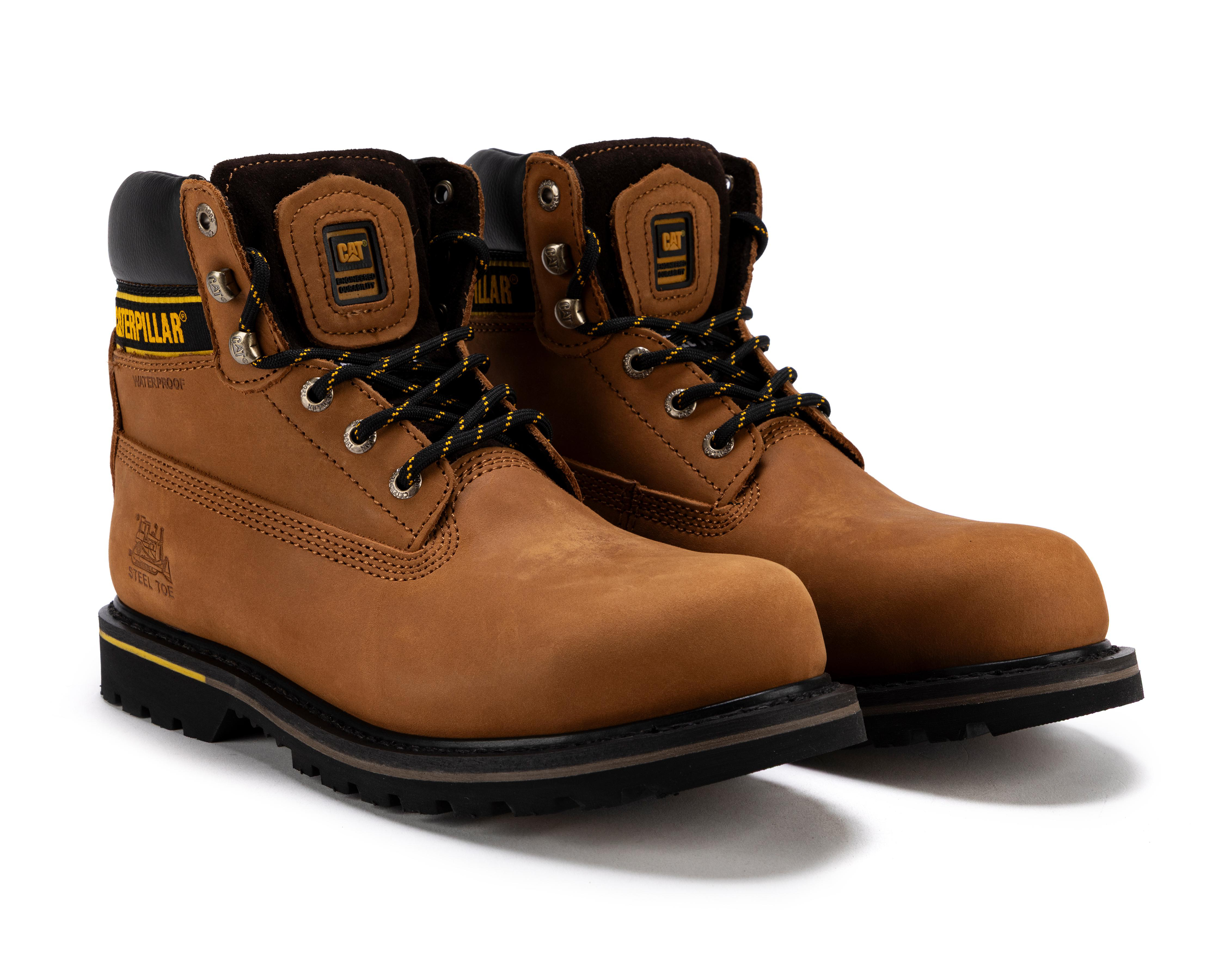 Foto 1 | Botas de Trabajo CAT Holton de Piel para Hombre