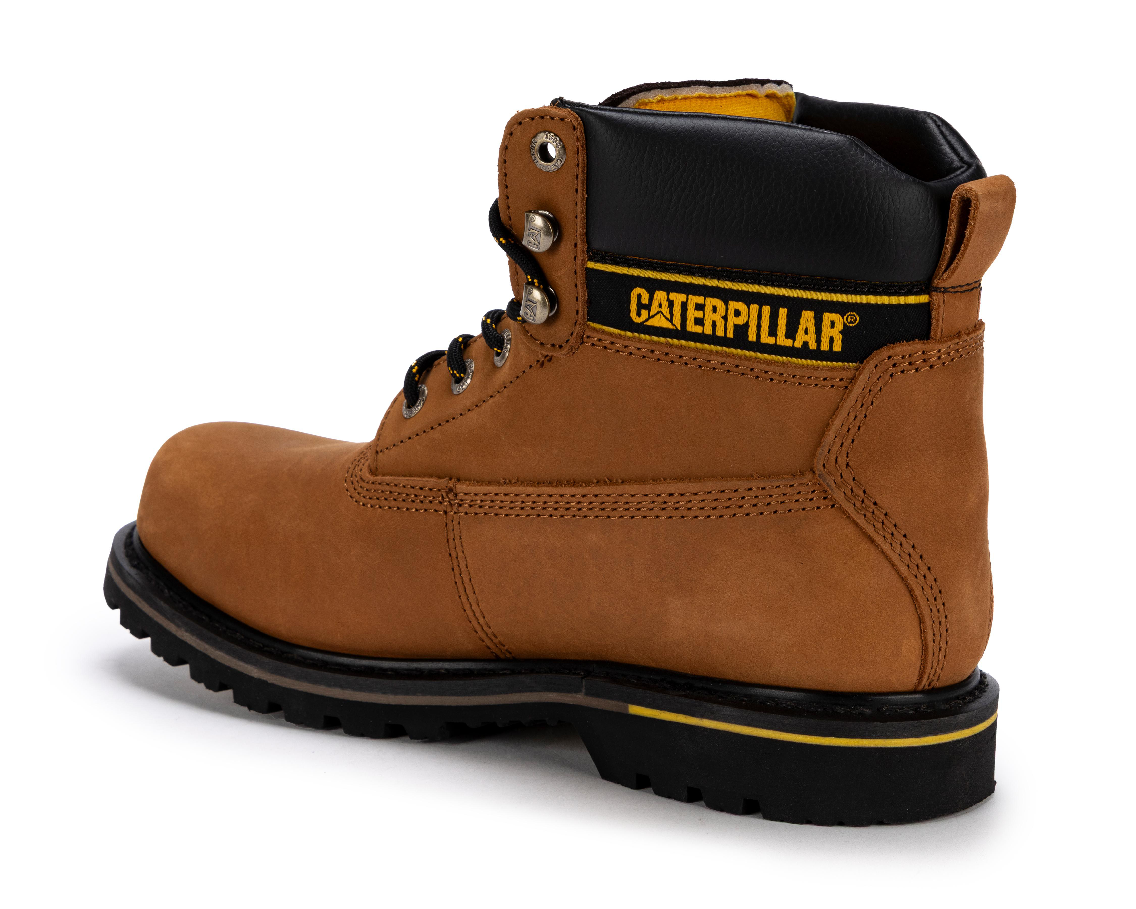 Foto 4 pulgar | Botas de Trabajo CAT Holton de Piel para Hombre