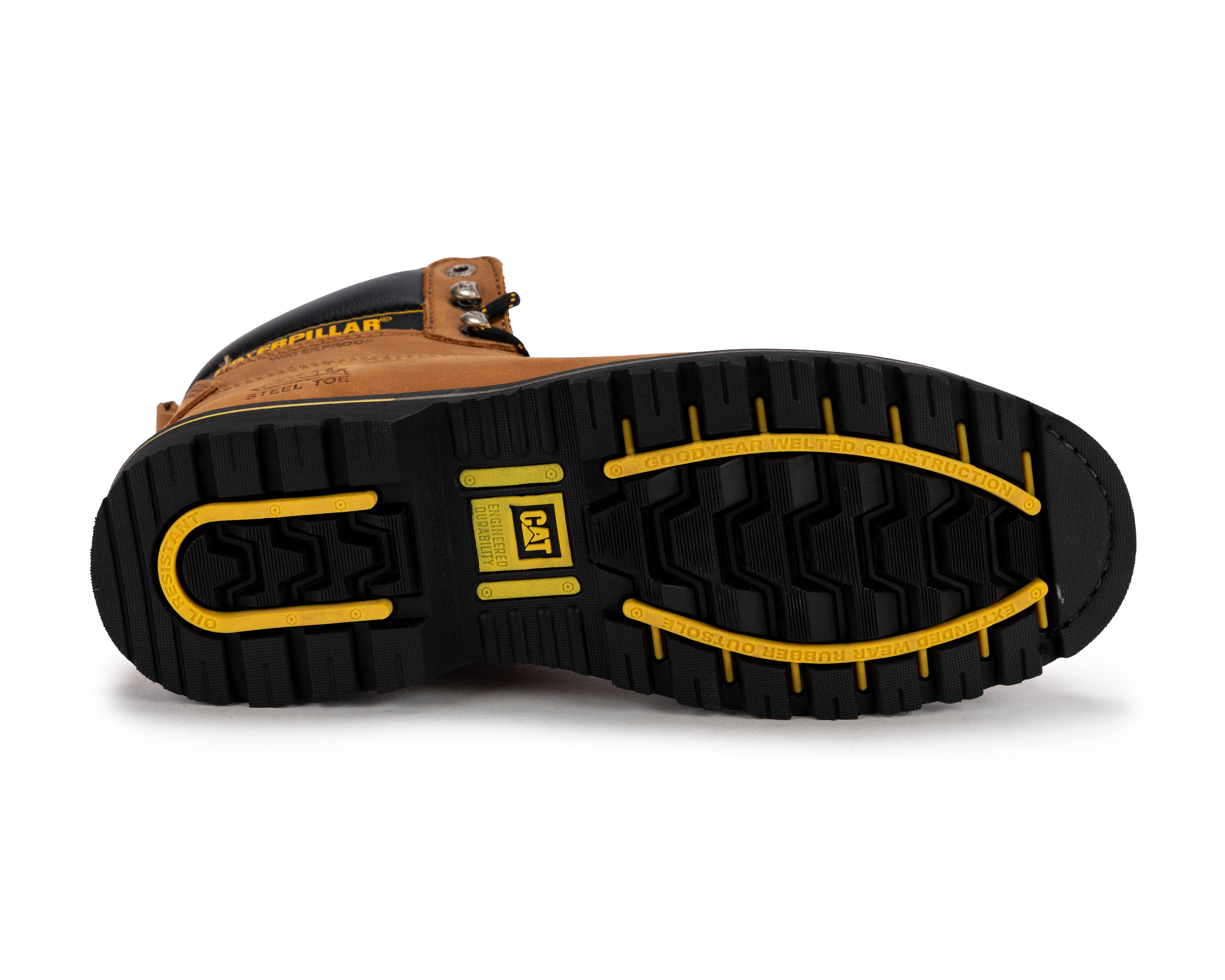 Foto 5 pulgar | Botas de Trabajo CAT Holton de Piel para Hombre