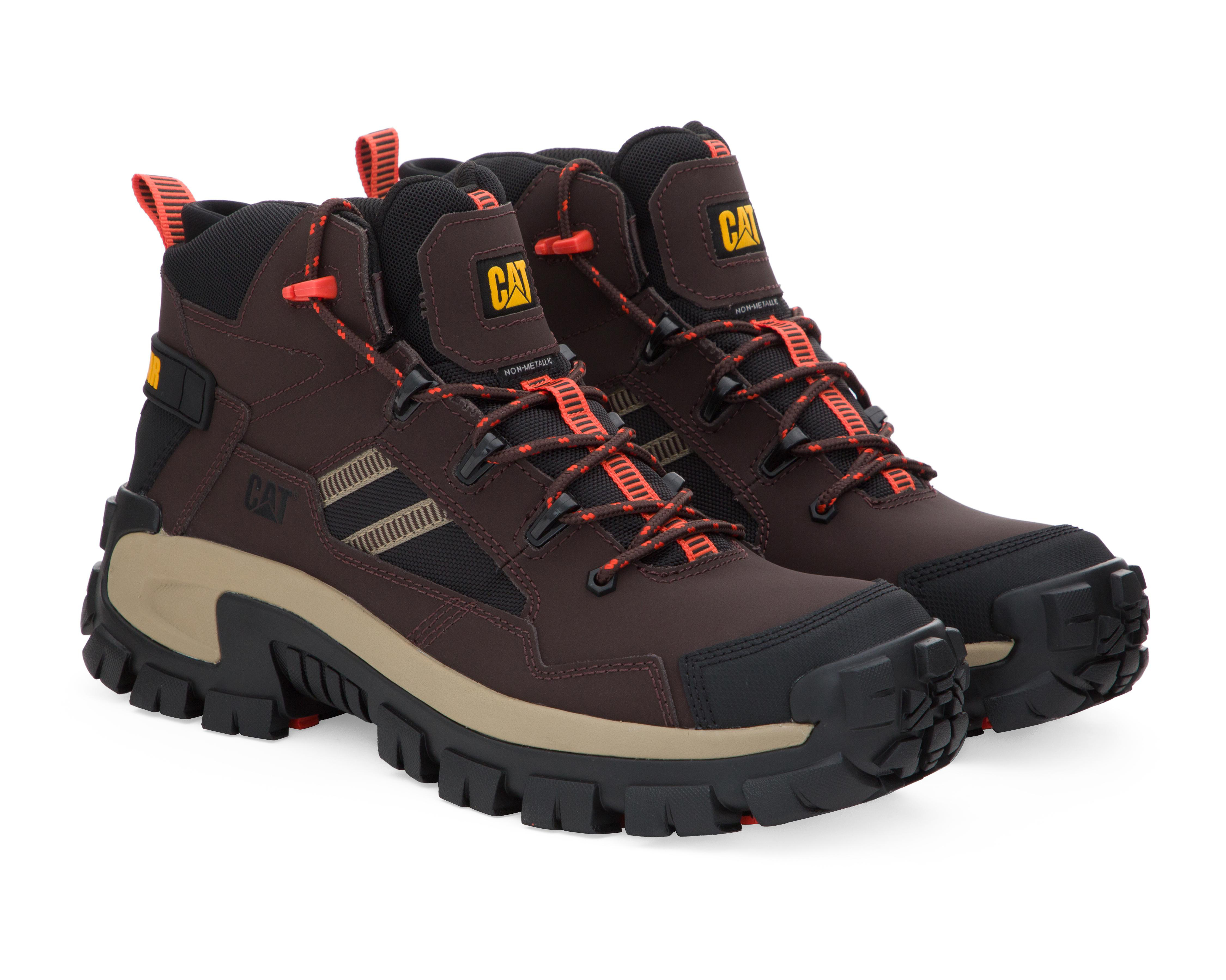 Botas de Trabajo CAT Invader de Piel para Hombre Certificada
