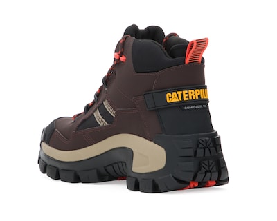 Foto 3 | Botas de Trabajo CAT Invader de Piel para Hombre Certificada