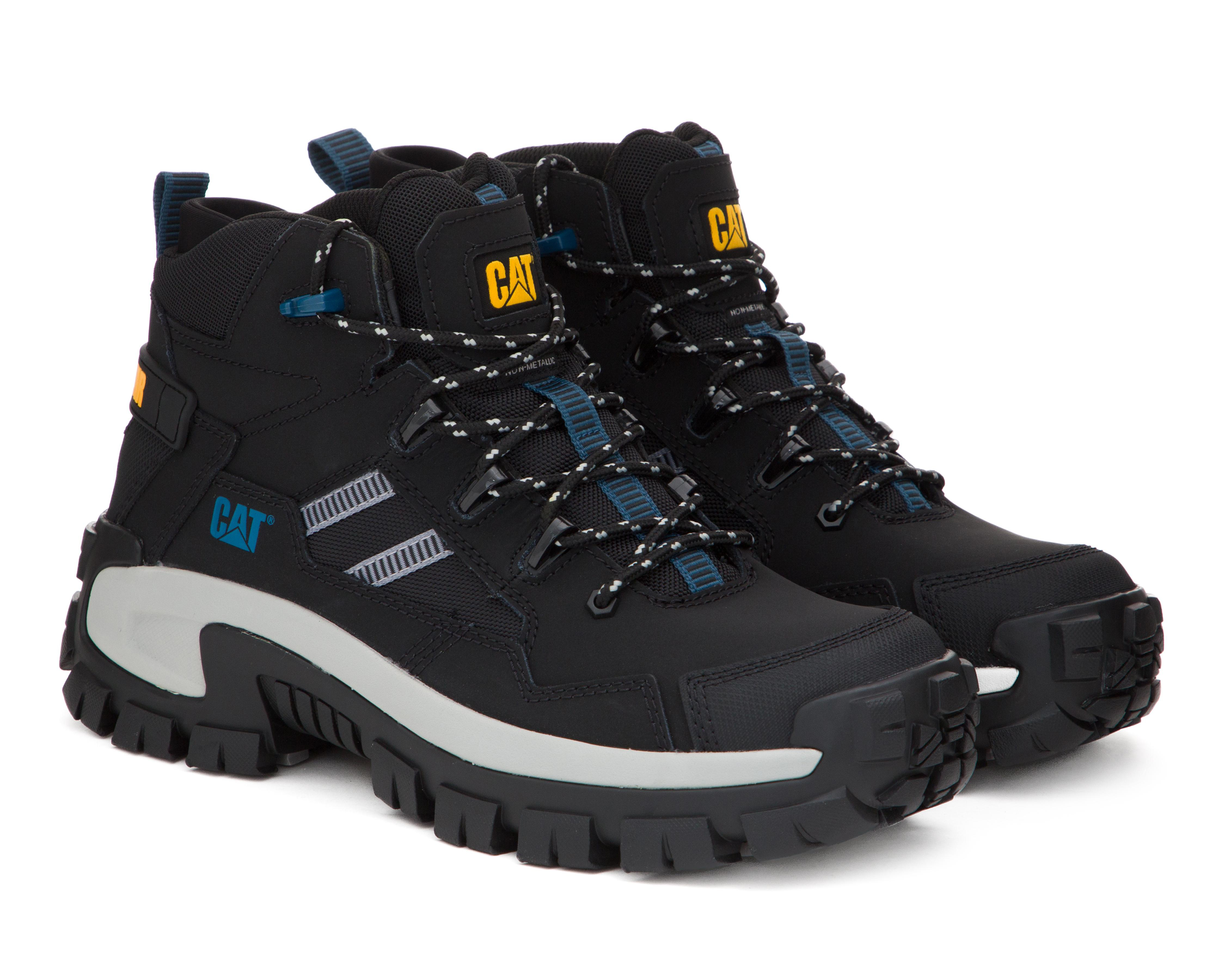 Foto 1 | Botas de Trabajo CAT Invader de Piel para Hombre Certificada