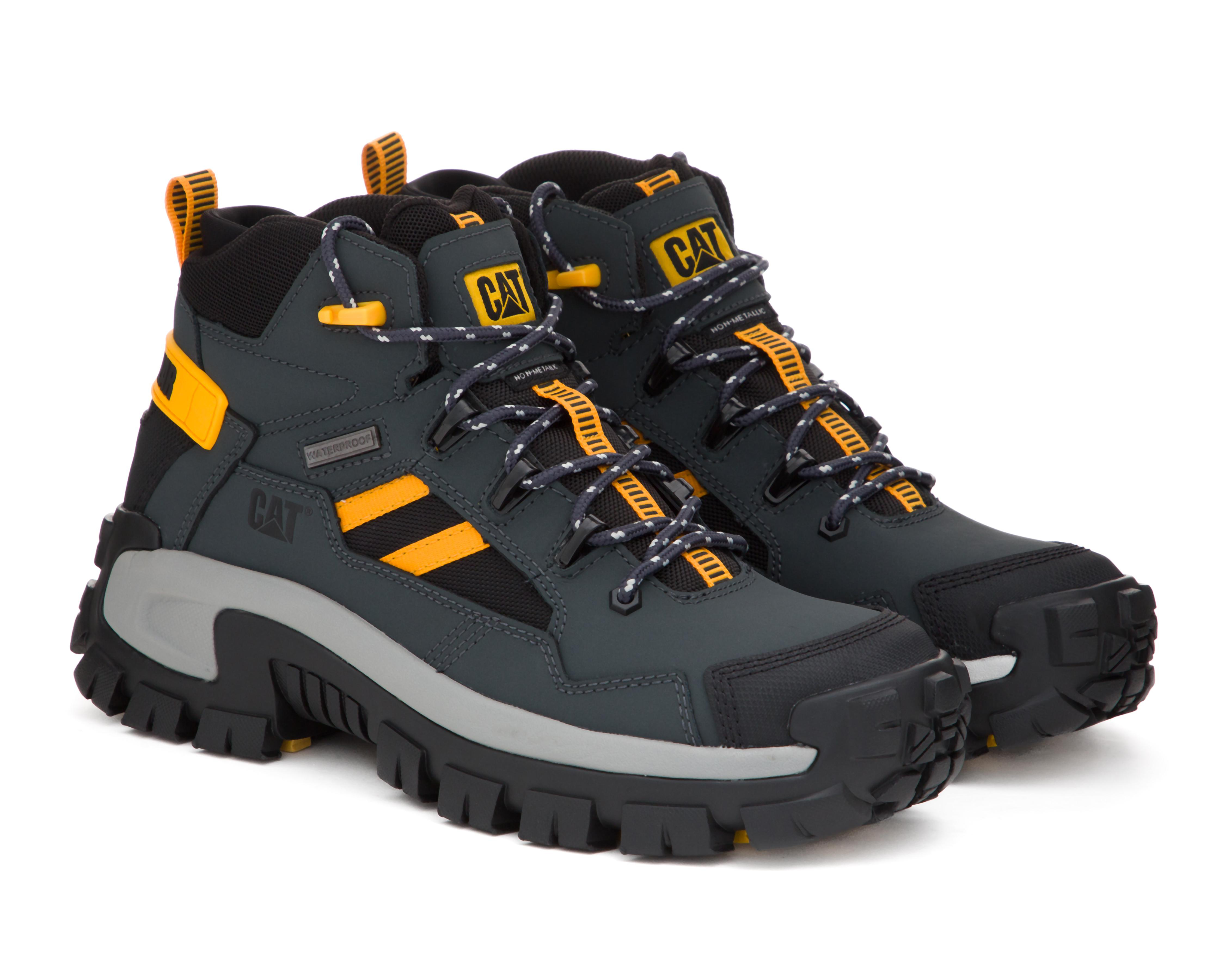 Foto 2 pulgar | Botas Outdoor CAT Invader Mid Ct de Piel para Hombre